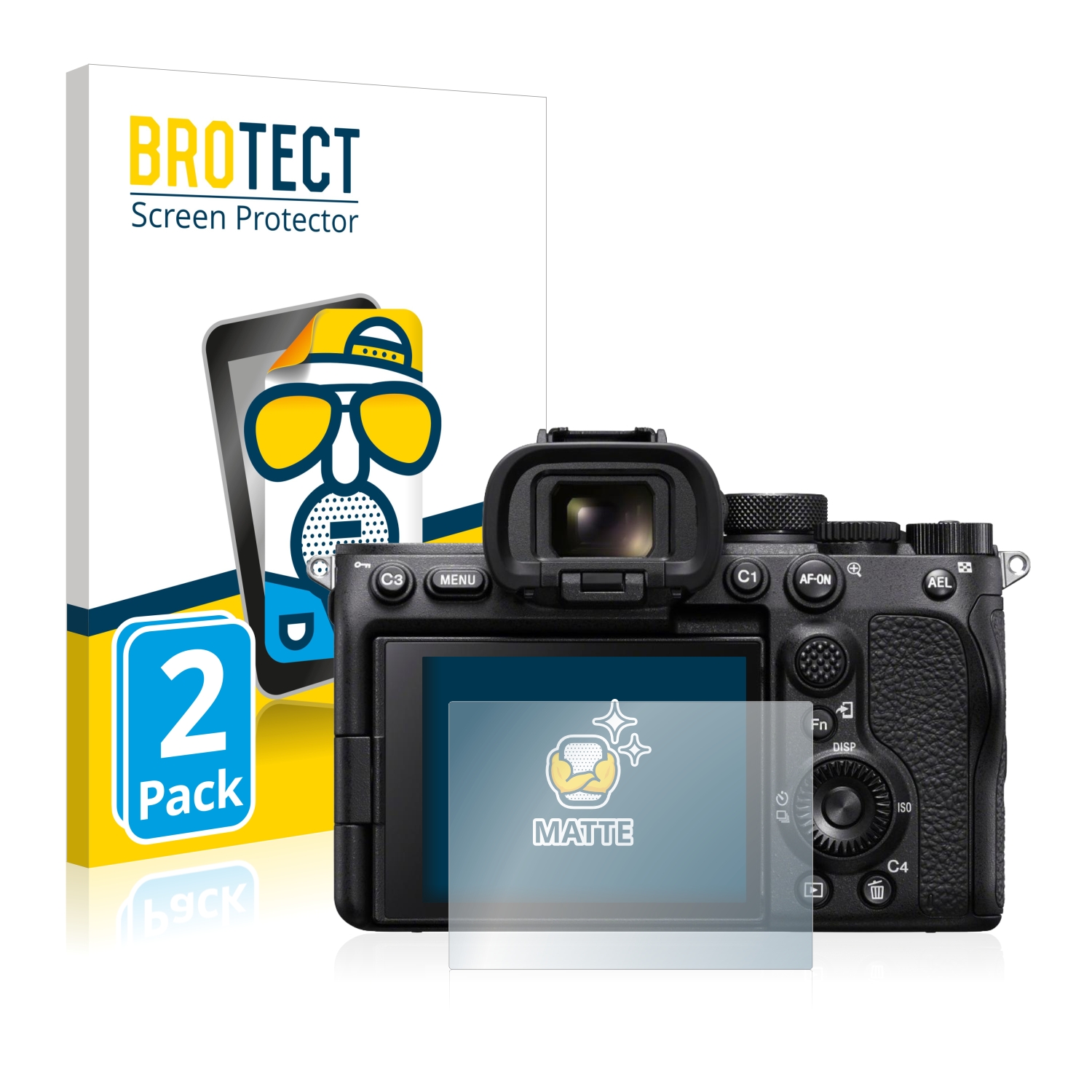 2x BROTECT Entspiegelungs-Folie pro Sony Alpha 7S III