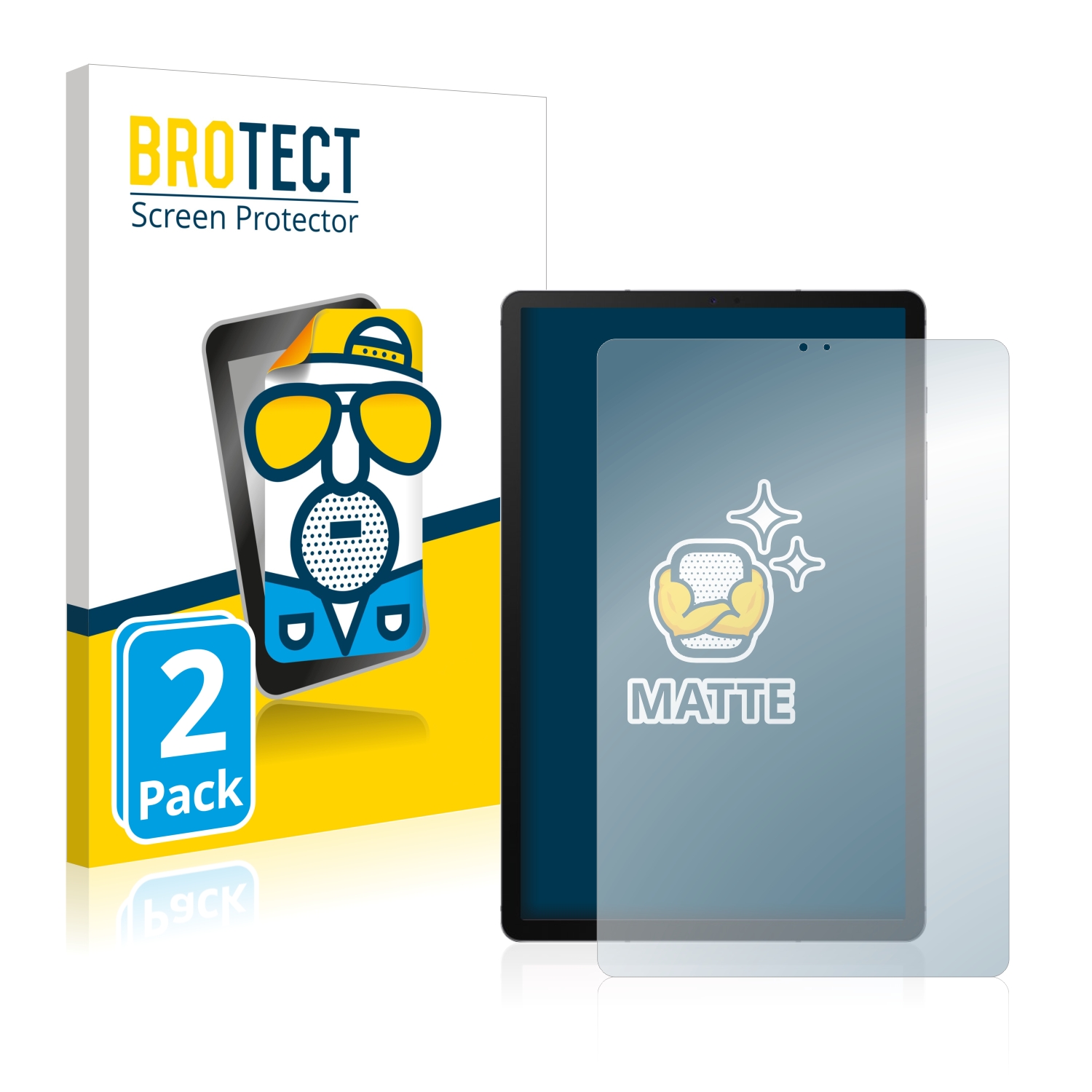2x BROTECT Entspiegelungs-Folie pro Samsung Galaxy Tab S6 LTE 5G 2020