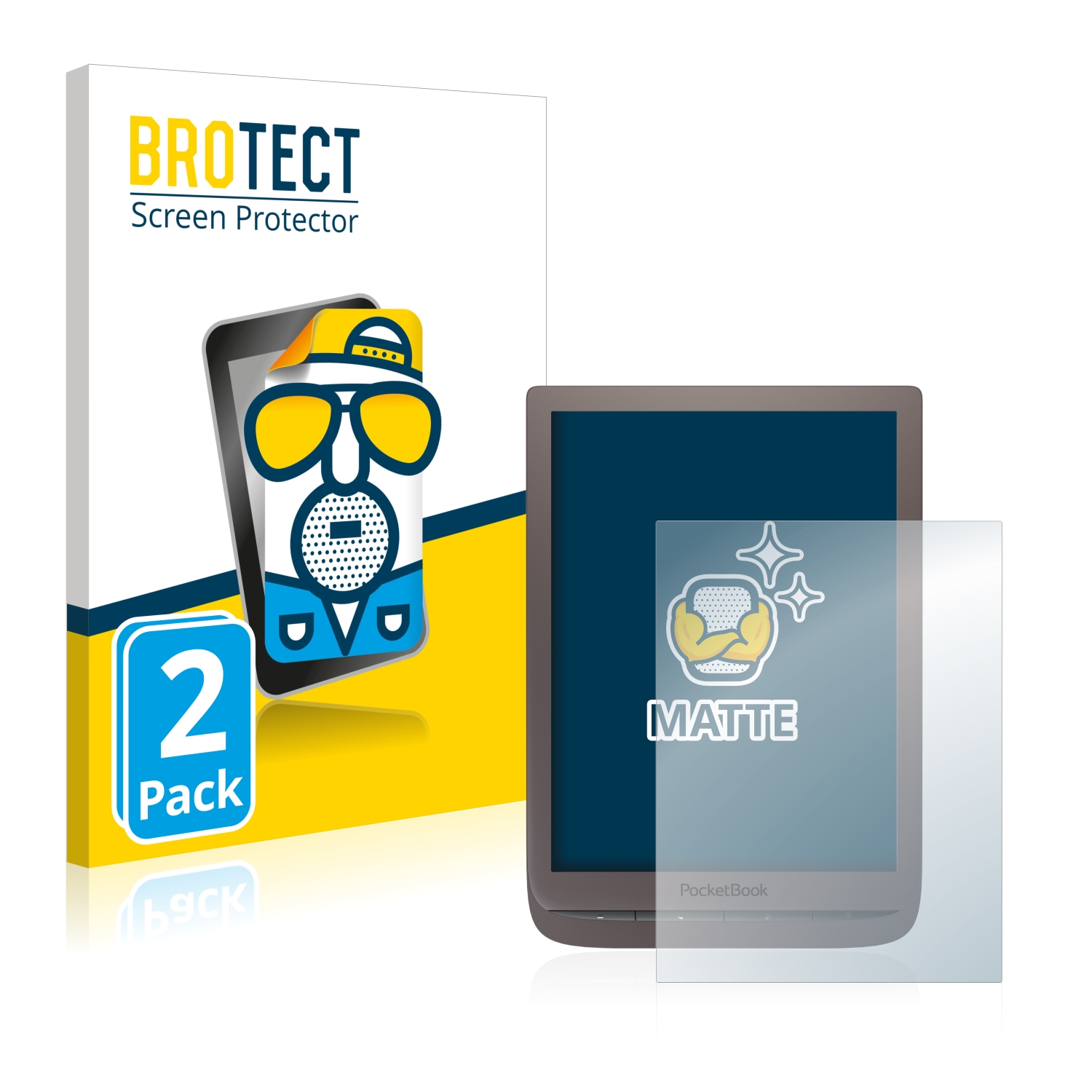 2x BROTECT Entspiegelungs-Folie pro PocketBook InkPad 3 Pro
