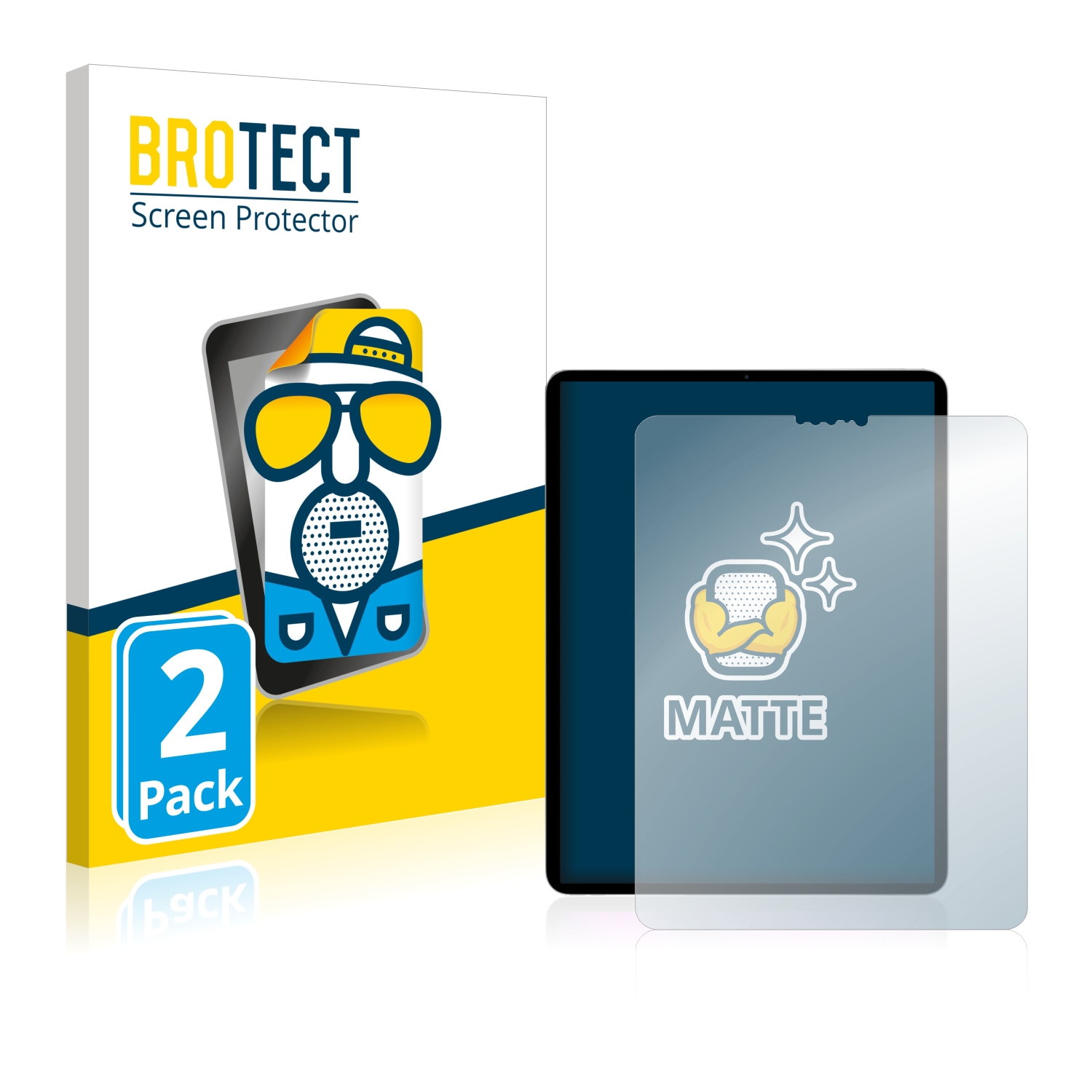 2x BROTECT Entspiegelungs-Folie pro Apple iPad Pro 11 WiFi Cellular 2020 (2. Gen.)