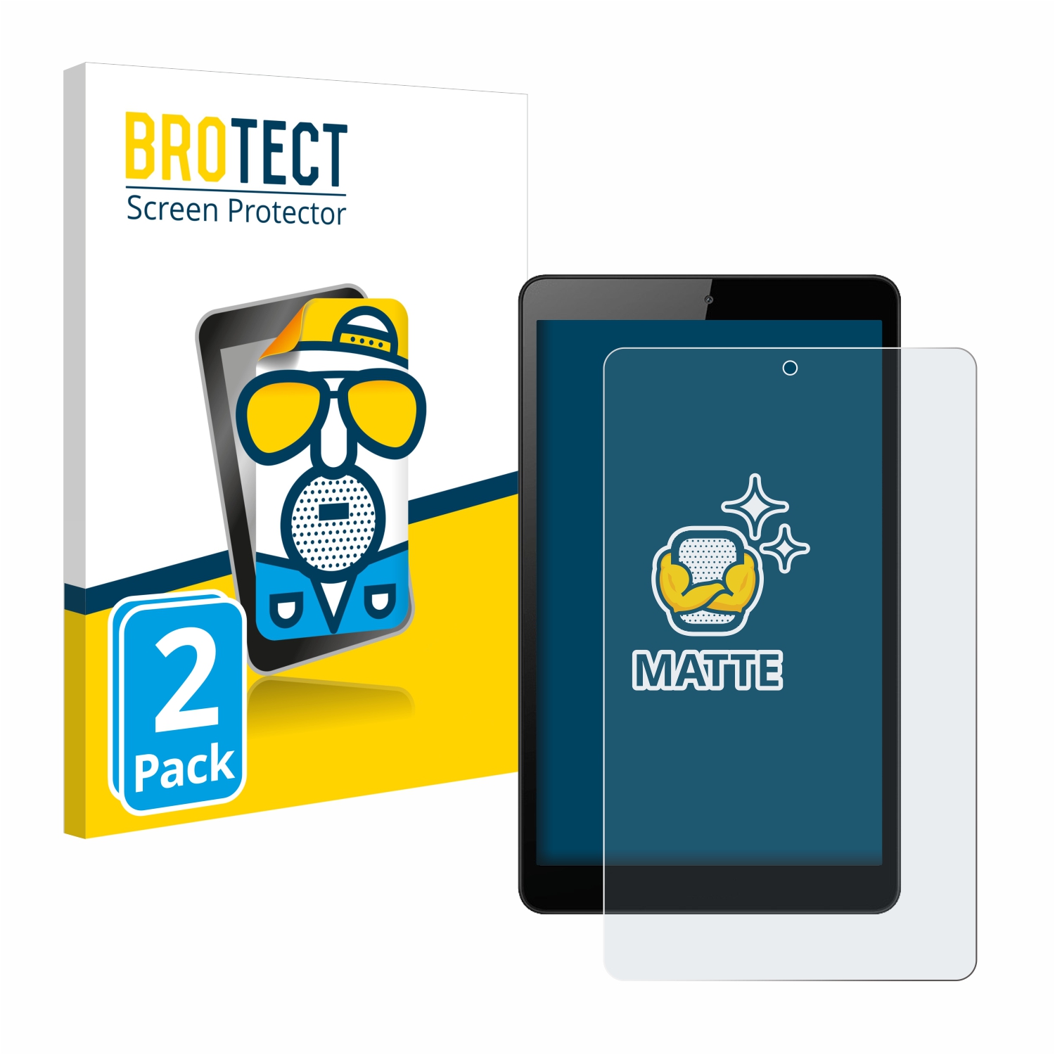 2x BROTECT Entspiegelungs-Folie pro Huawei MediaPad M5 Lite 8
