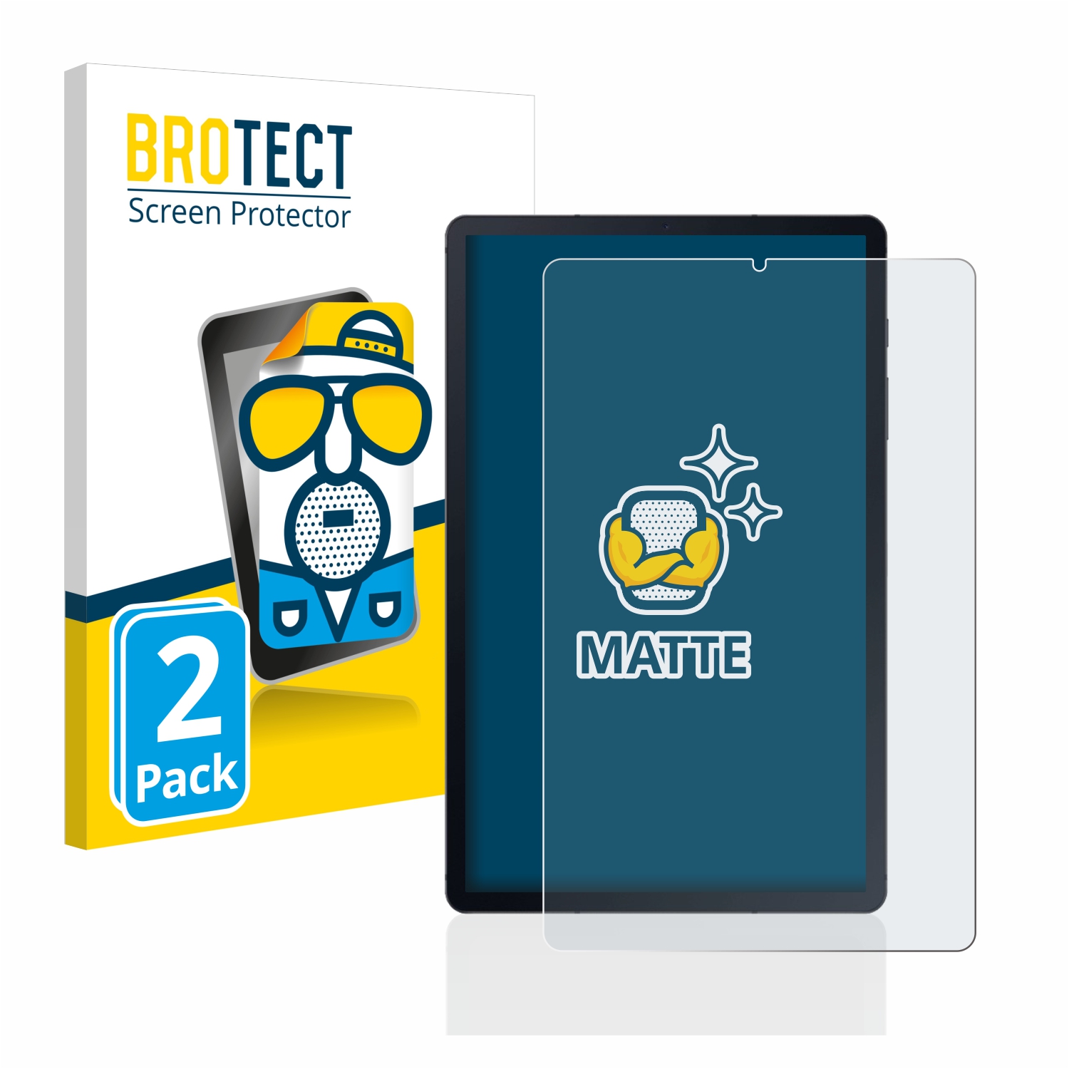2x BROTECT Entspiegelungs-Folie pro Samsung Galaxy Tab S6 Lite WiFi 2020