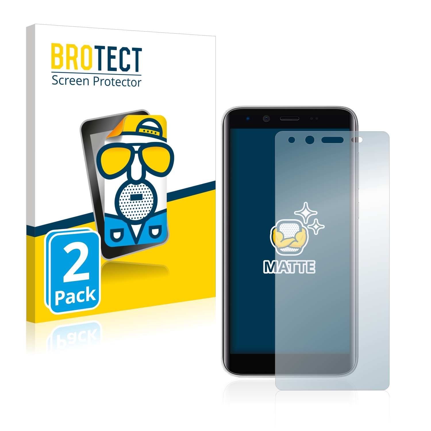 2x BROTECT Entspiegelungs-Folie pro Emporia Smart 3 mini
