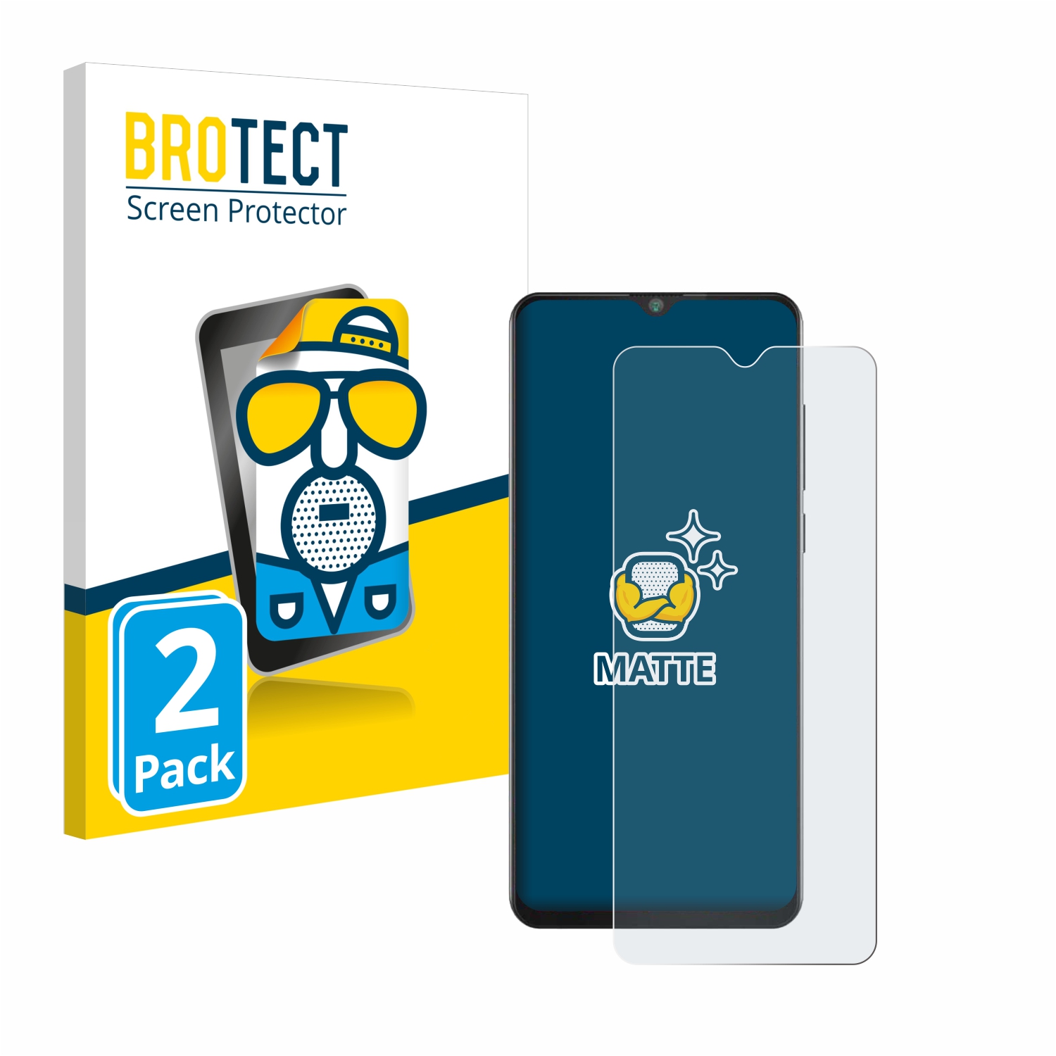 2x BROTECT Entspiegelungs-Folie pro Cubot Note 20