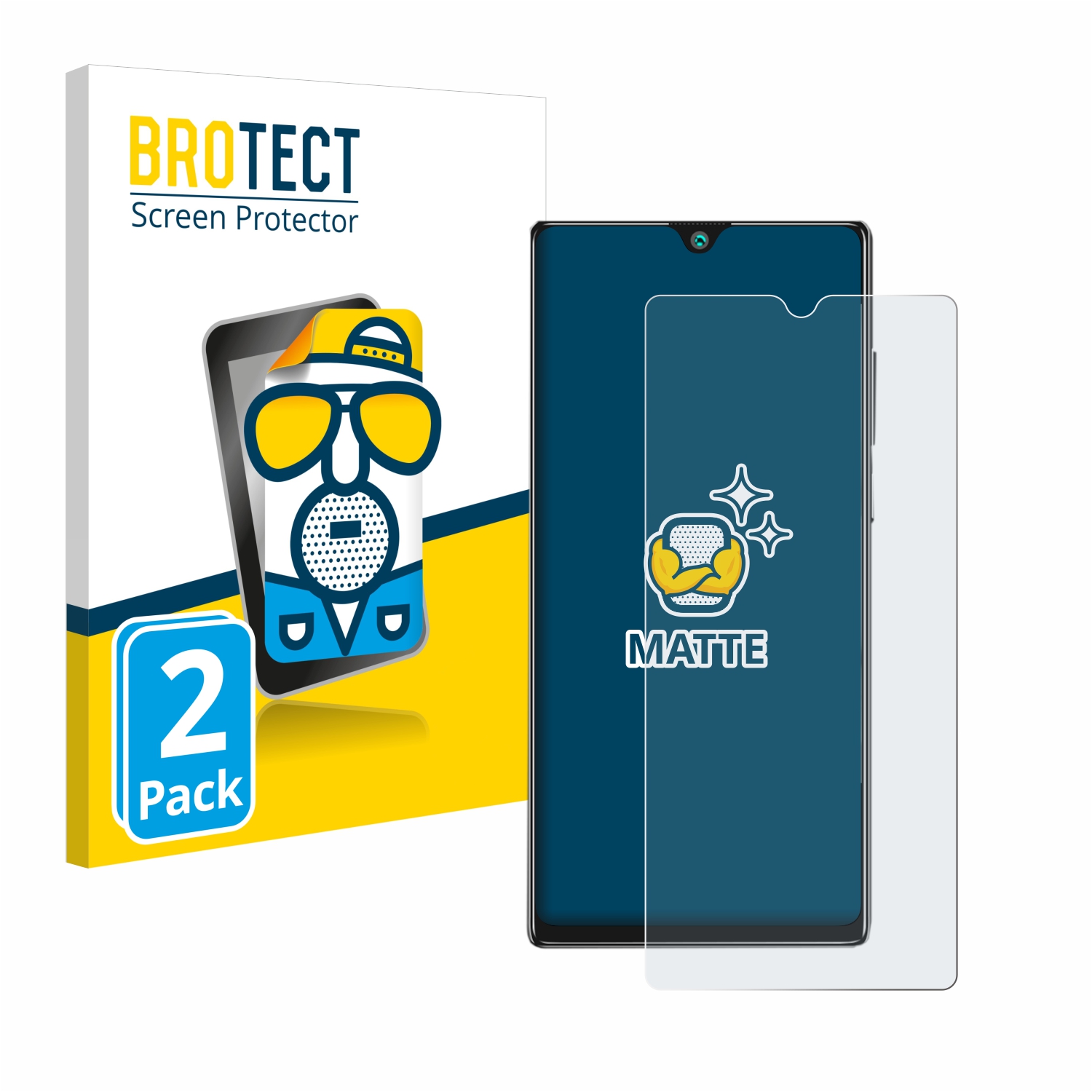 2x BROTECT Entspiegelungs-Folie pro Cubot P40