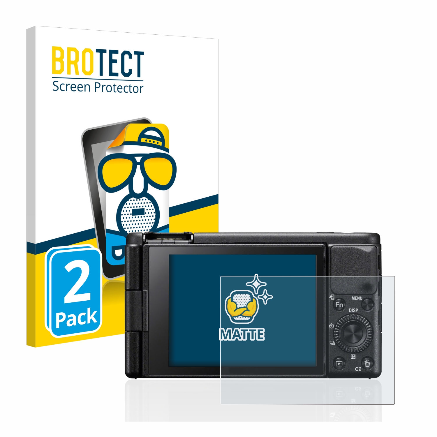 2x BROTECT Entspiegelungs-Folie pro Sony ZV-1