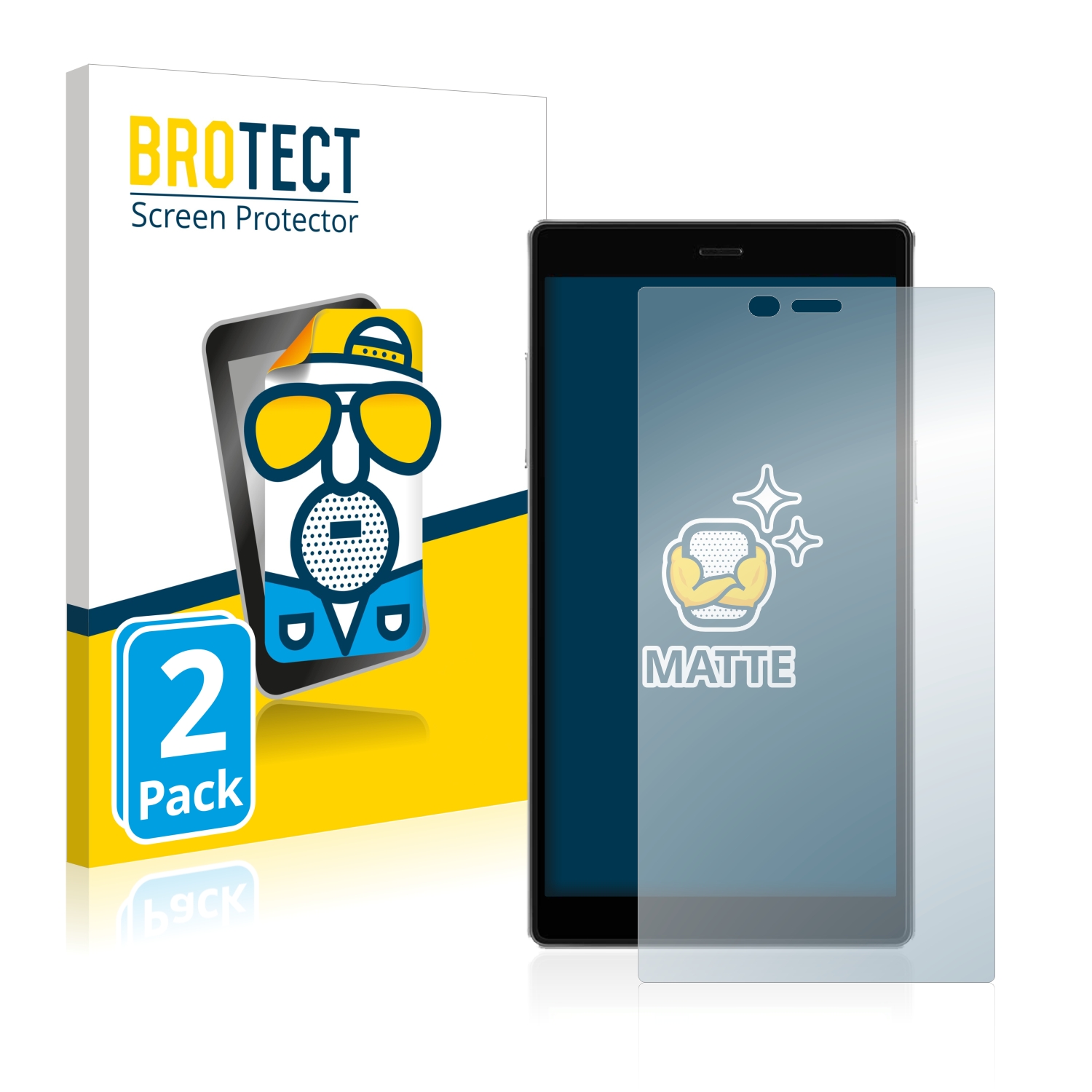 2x BROTECT Entspiegelungs-Folie pro GlocalMe G4 Pro