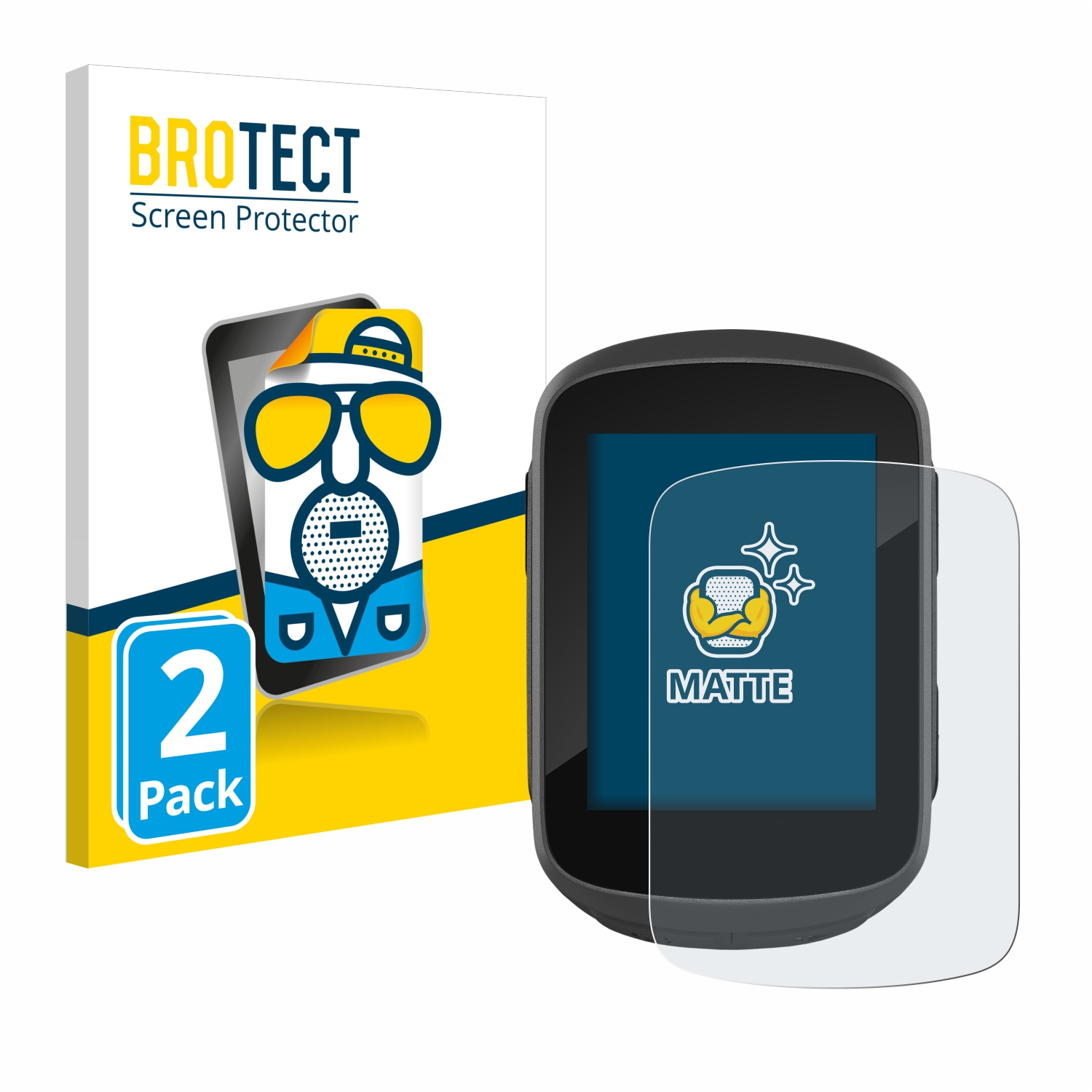 2x BROTECT Entspiegelungs-Folie pro Garmin Edge 130 Plus