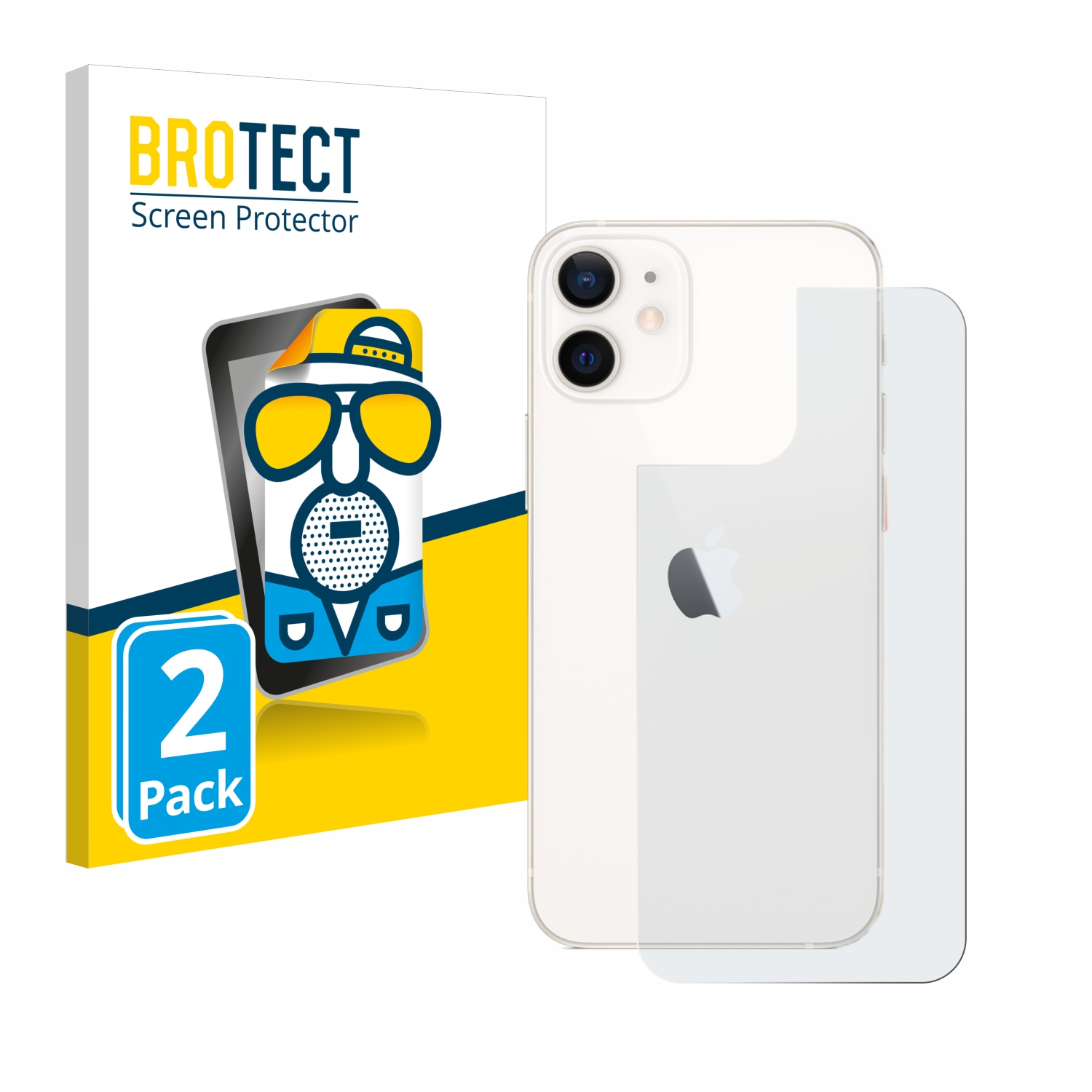2x BROTECT Entspiegelungs-Folie pro Apple iPhone 12 mini (zadní strana)
