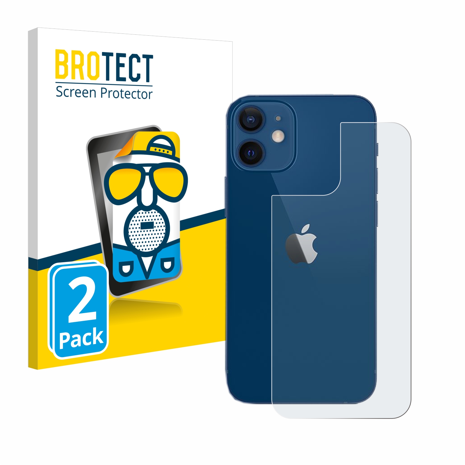 2x BROTECT Entspiegelungs-Folie pro Apple iPhone 12 (zadní strana)