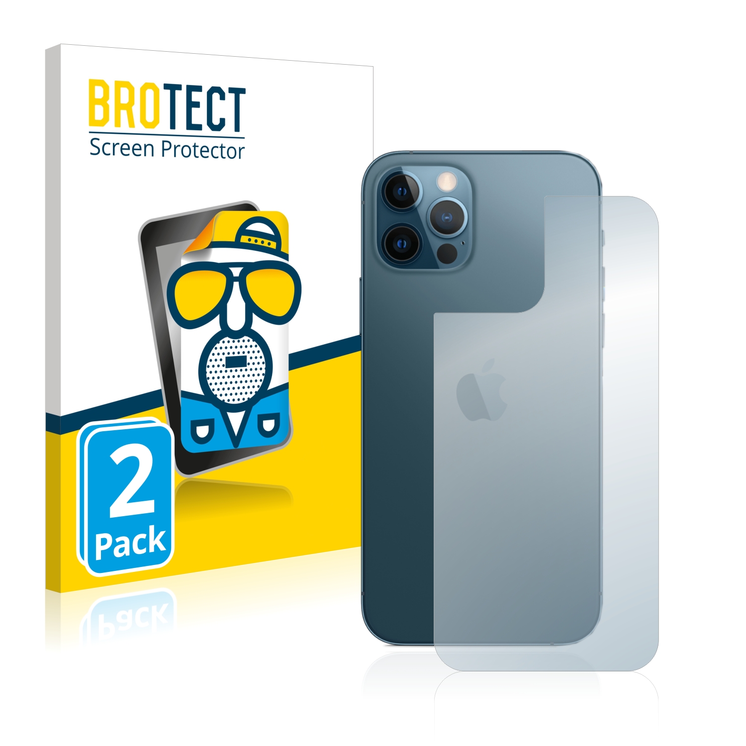 2x BROTECT Entspiegelungs-Folie pro Apple iPhone 12 Pro (zadní strana)