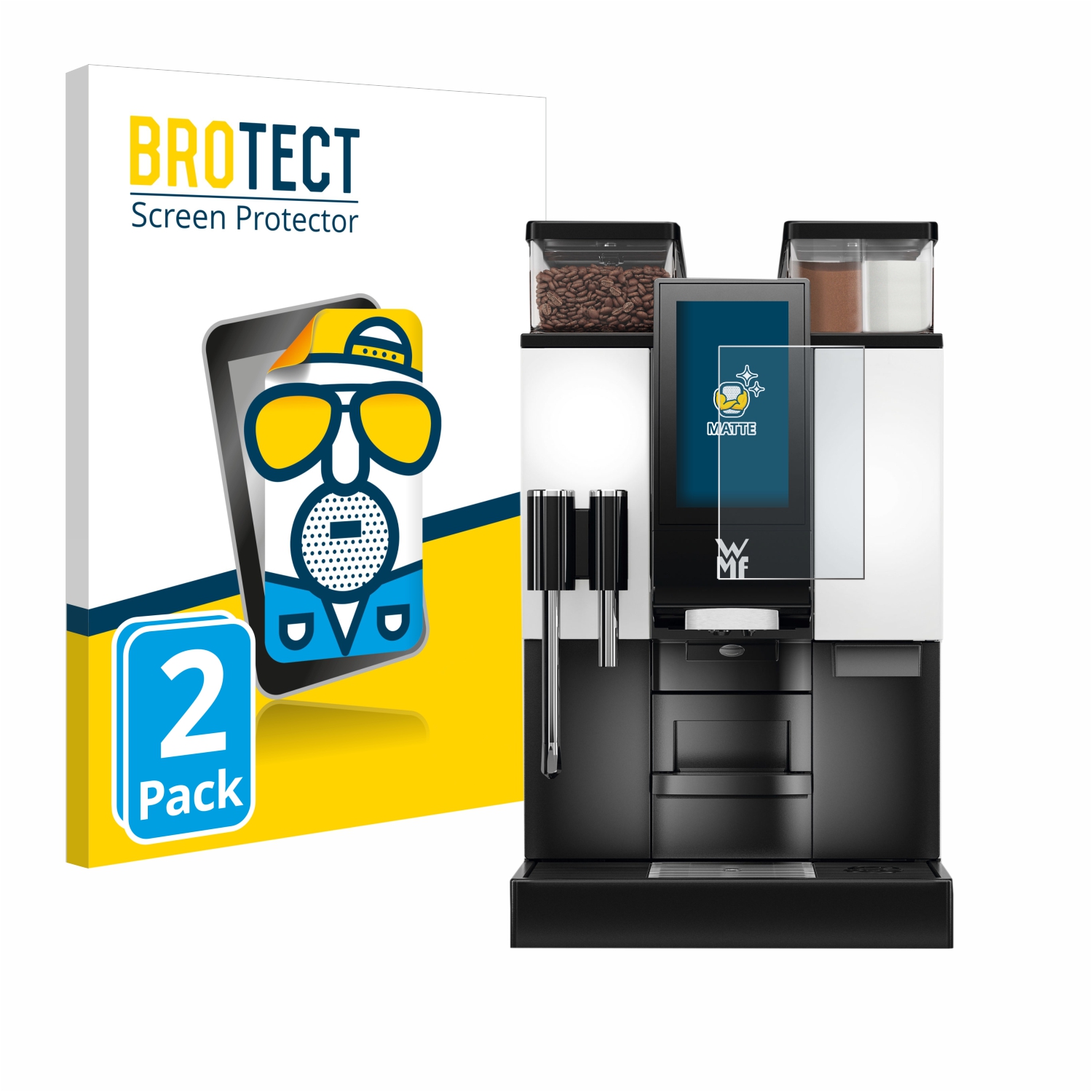 2x BROTECT Entspiegelungs-Folie pro WMF 1100 S
