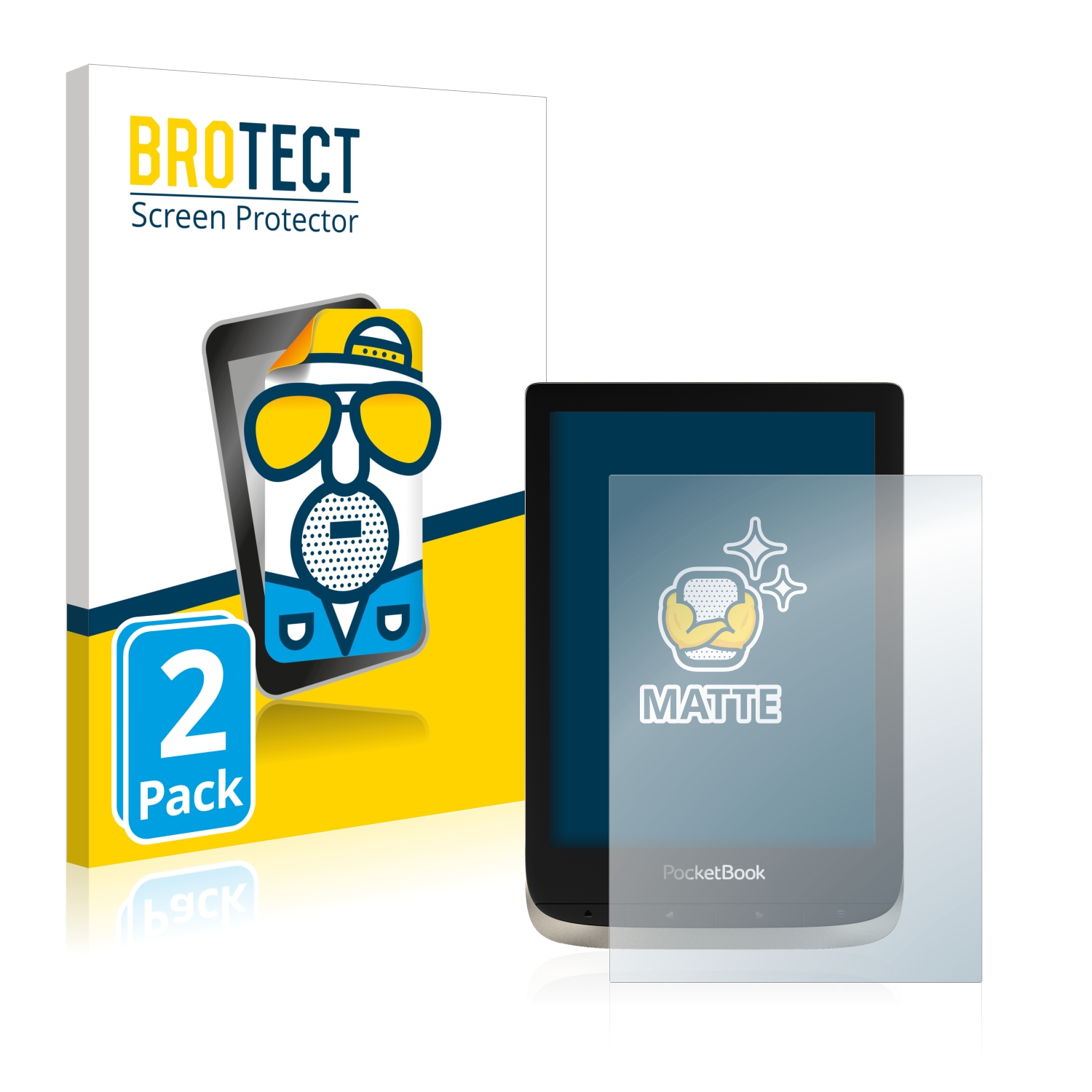 2x BROTECT Entspiegelungs-Folie pro PocketBook Color