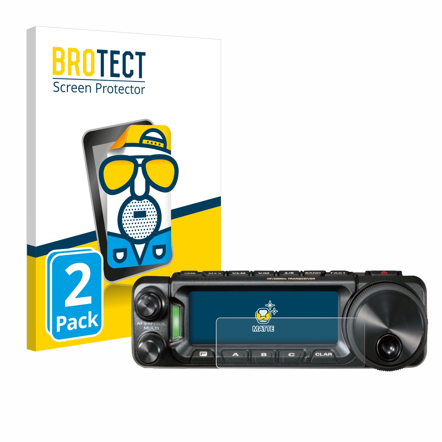 2x BROTECT Entspiegelungs-Folie pro Yaesu FT-891