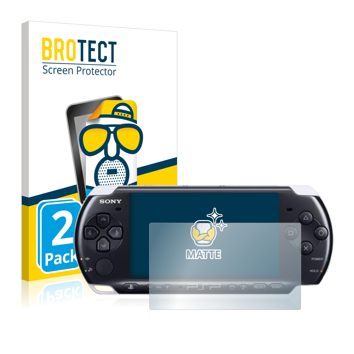 2x BROTECT Entspiegelungs-Folie pro Sony PSP 3003