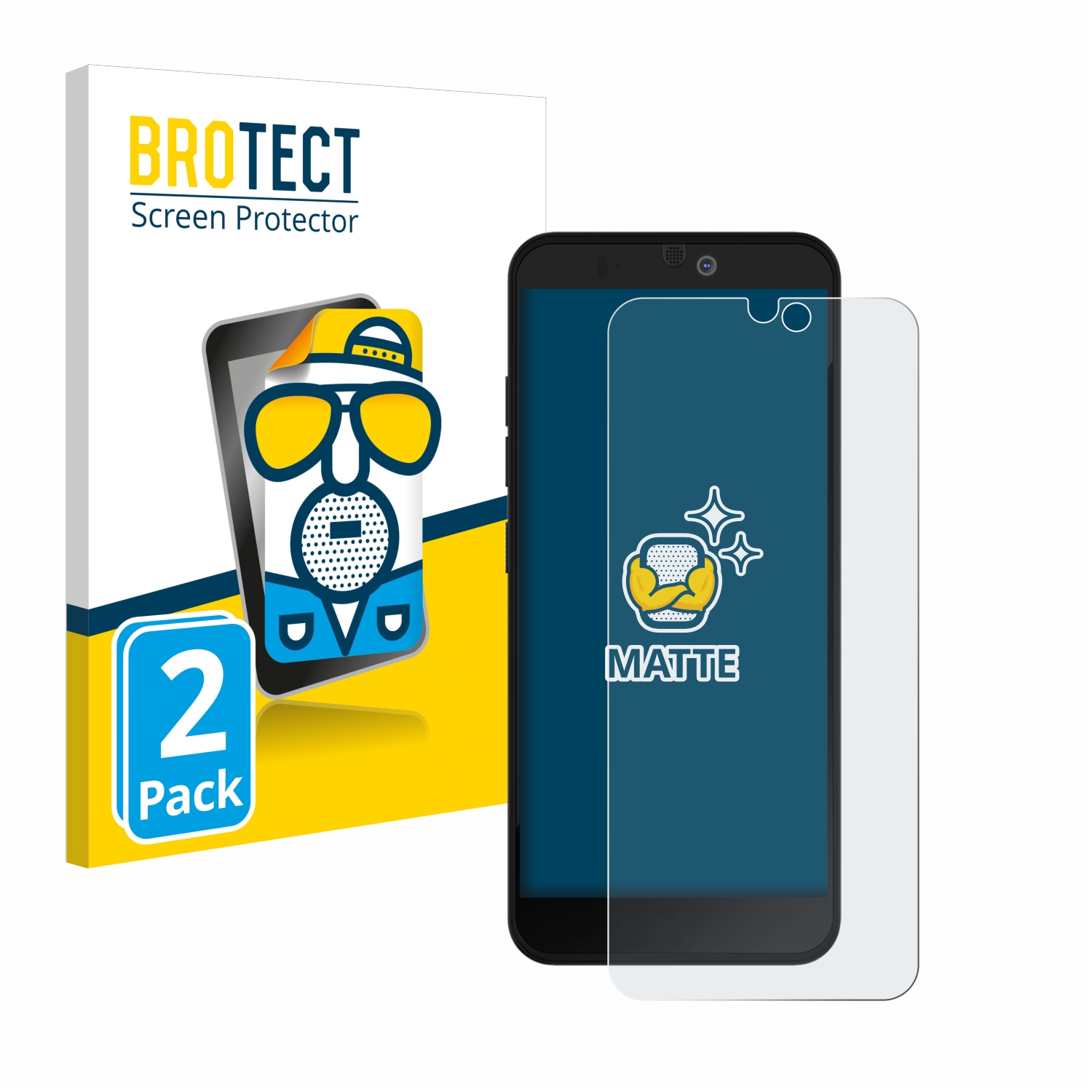 2x BROTECT Entspiegelungs-Folie pro Fairphone 3 Plus