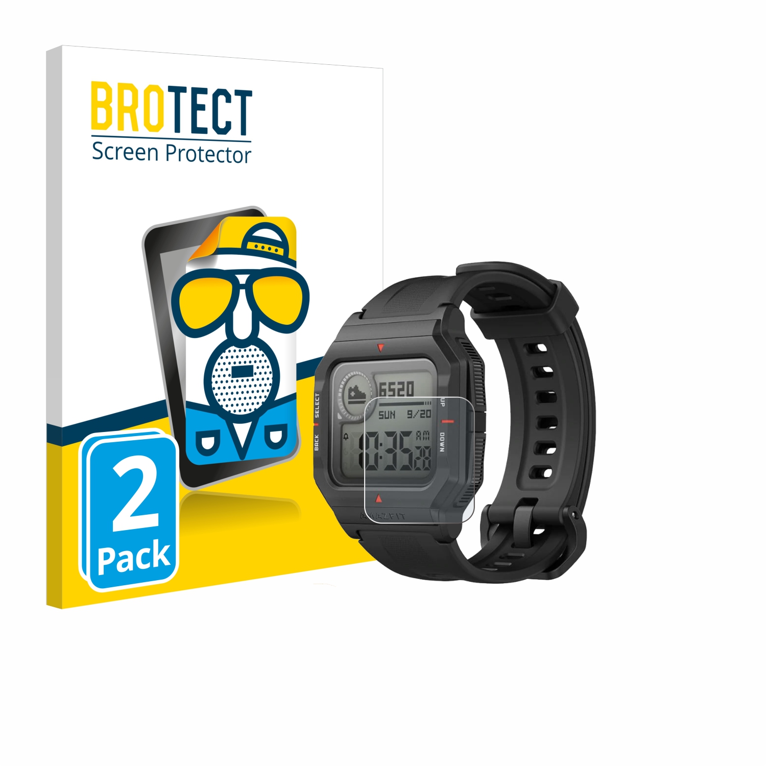 2x BROTECT Entspiegelungs-Folie pro Huami Amazfit Neo