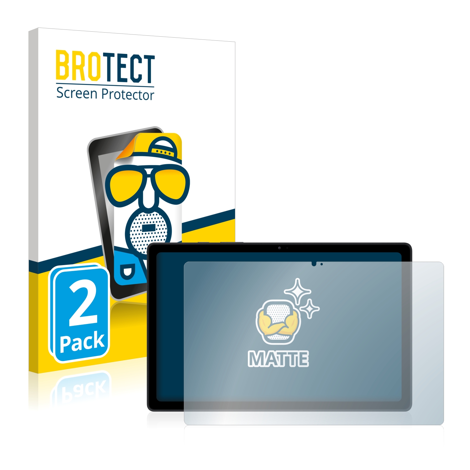 2x BROTECT Entspiegelungs-Folie pro Samsung Galaxy Tab A7 10.4 LTE 2020 (na šířku)
