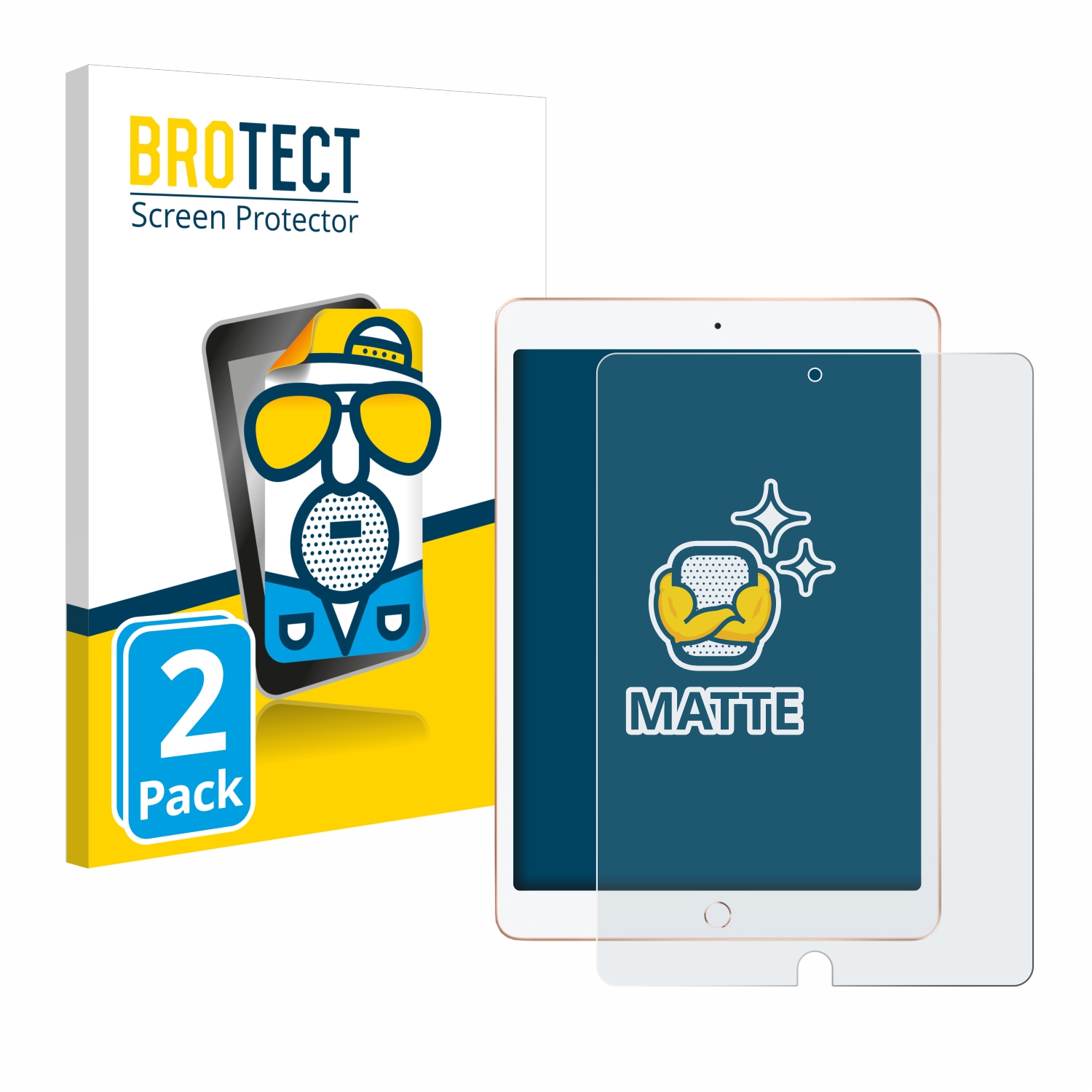2x BROTECT Entspiegelungs-Folie pro Apple iPad 10.2 WiFi 2020 (8. Gen.)