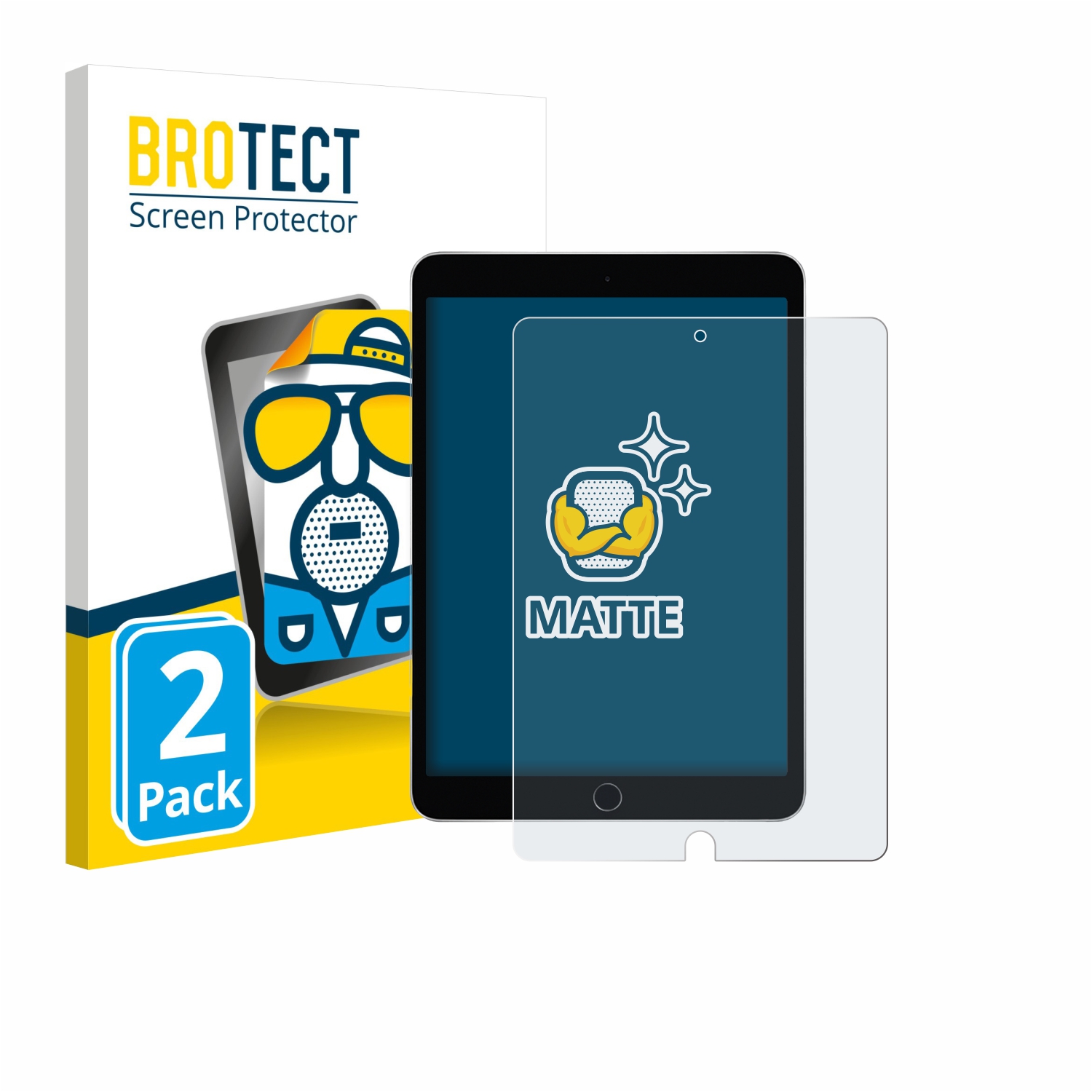 2x BROTECT Entspiegelungs-Folie pro Apple iPad 10.2 WiFi Cellular 2020 (8. Gen.)