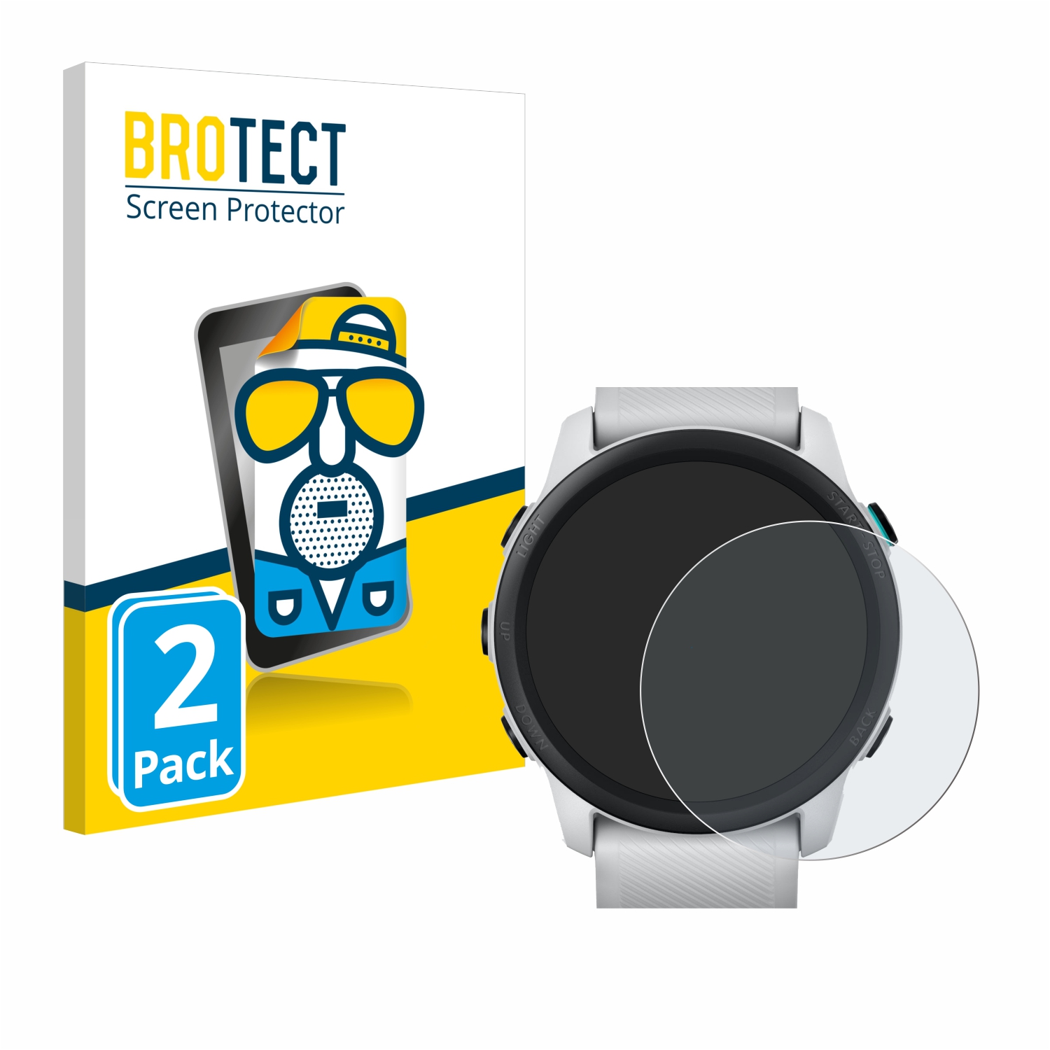 2x BROTECT Entspiegelungs-Folie pro Garmin Forerunner 745