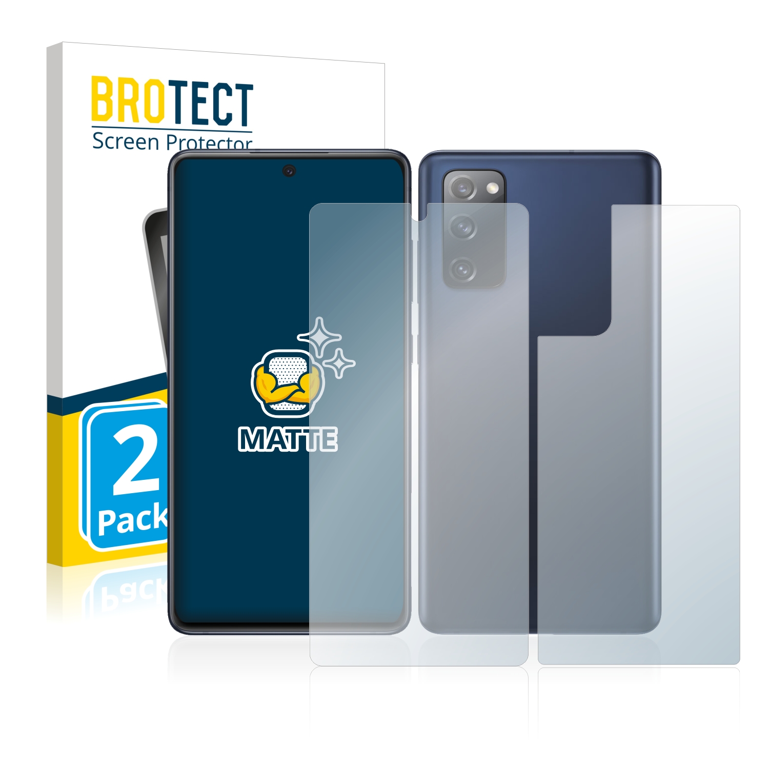 2x BROTECT Entspiegelungs-Folie pro Samsung Galaxy S20 FE 5G (displej+zadní strana)