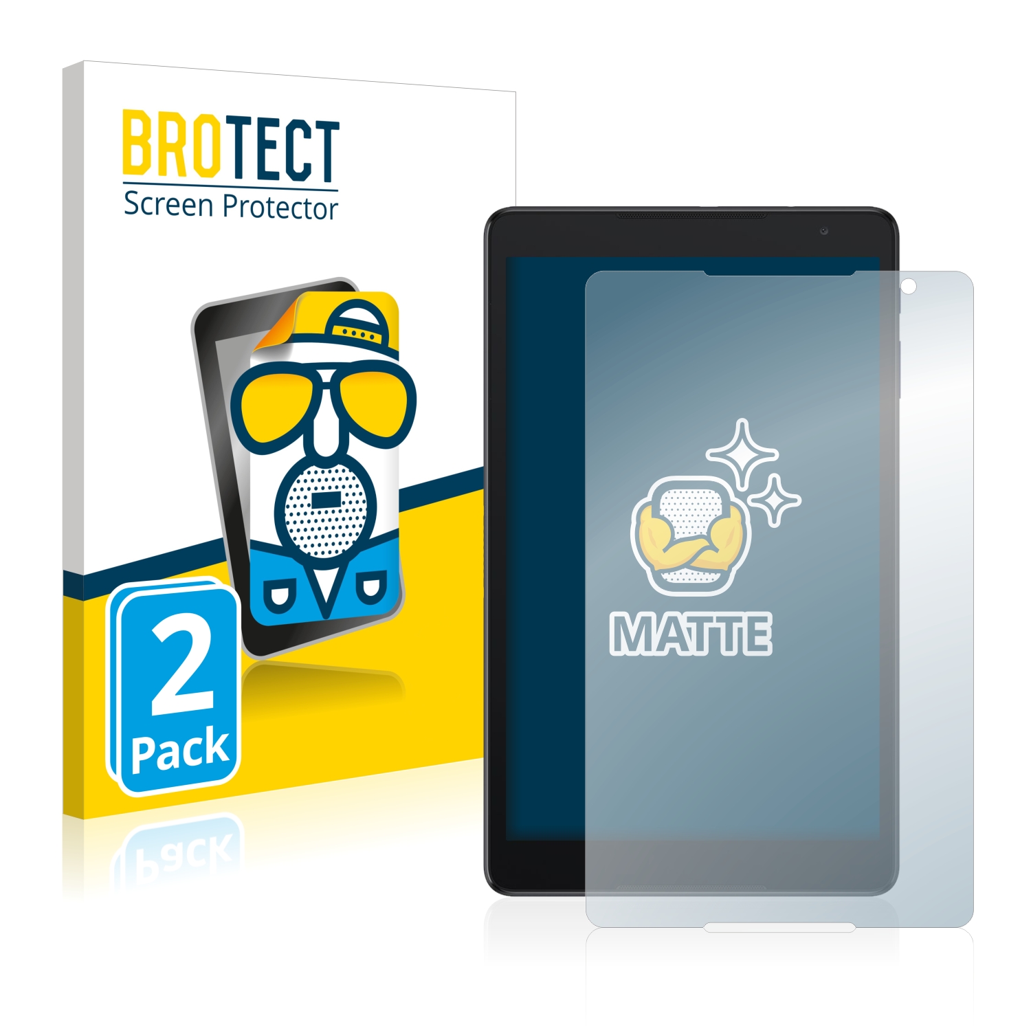 2x BROTECT Entspiegelungs-Folie pro Alcatel 3T10