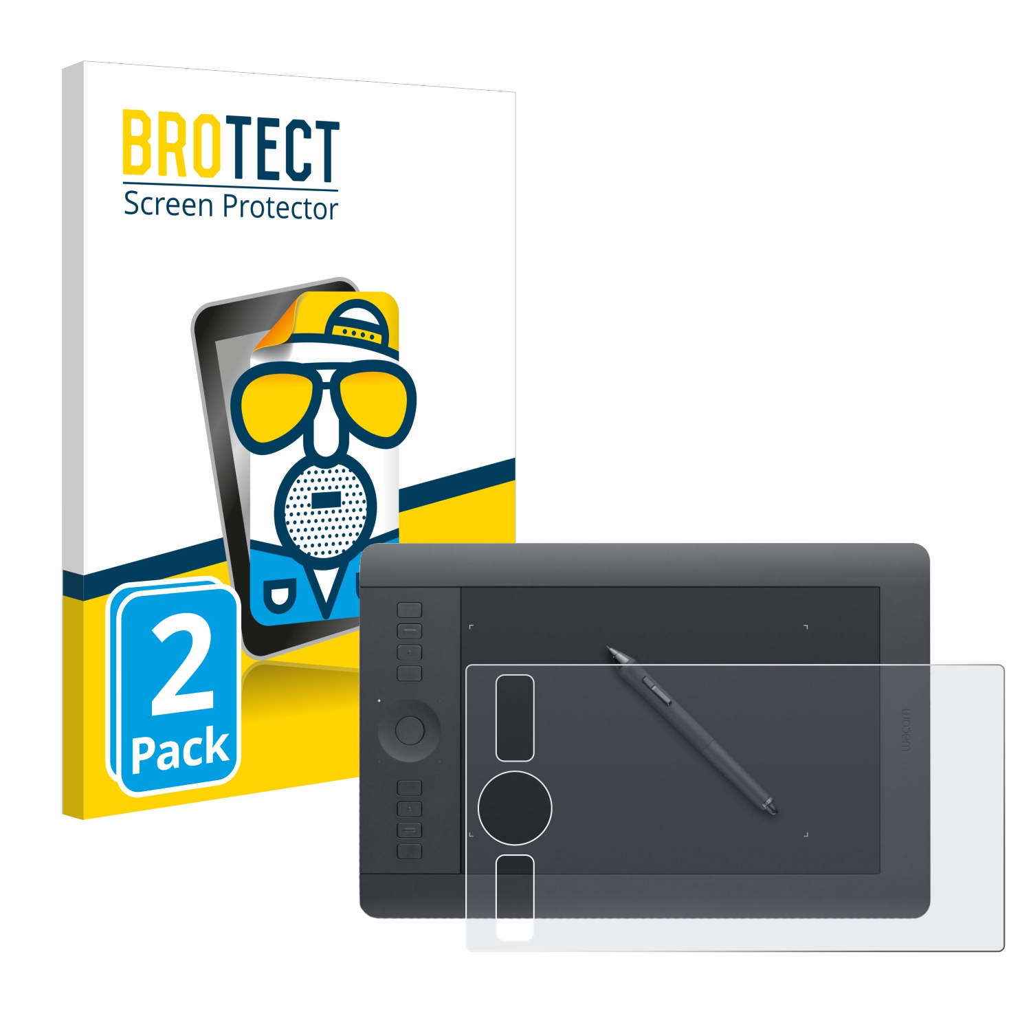 2x BROTECT Entspiegelungs-Folie pro Wacom Intuos Pro S PTH-460