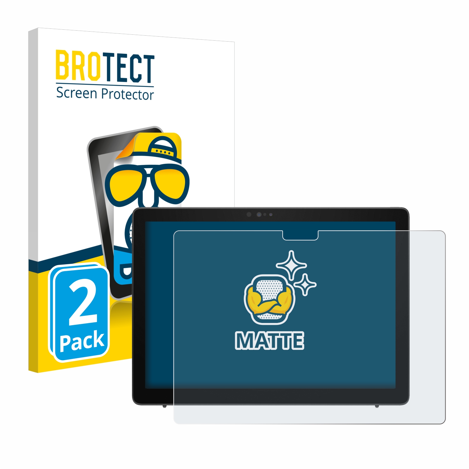 2x BROTECT Entspiegelungs-Folie pro Dell Latitude 7210 2-in-1