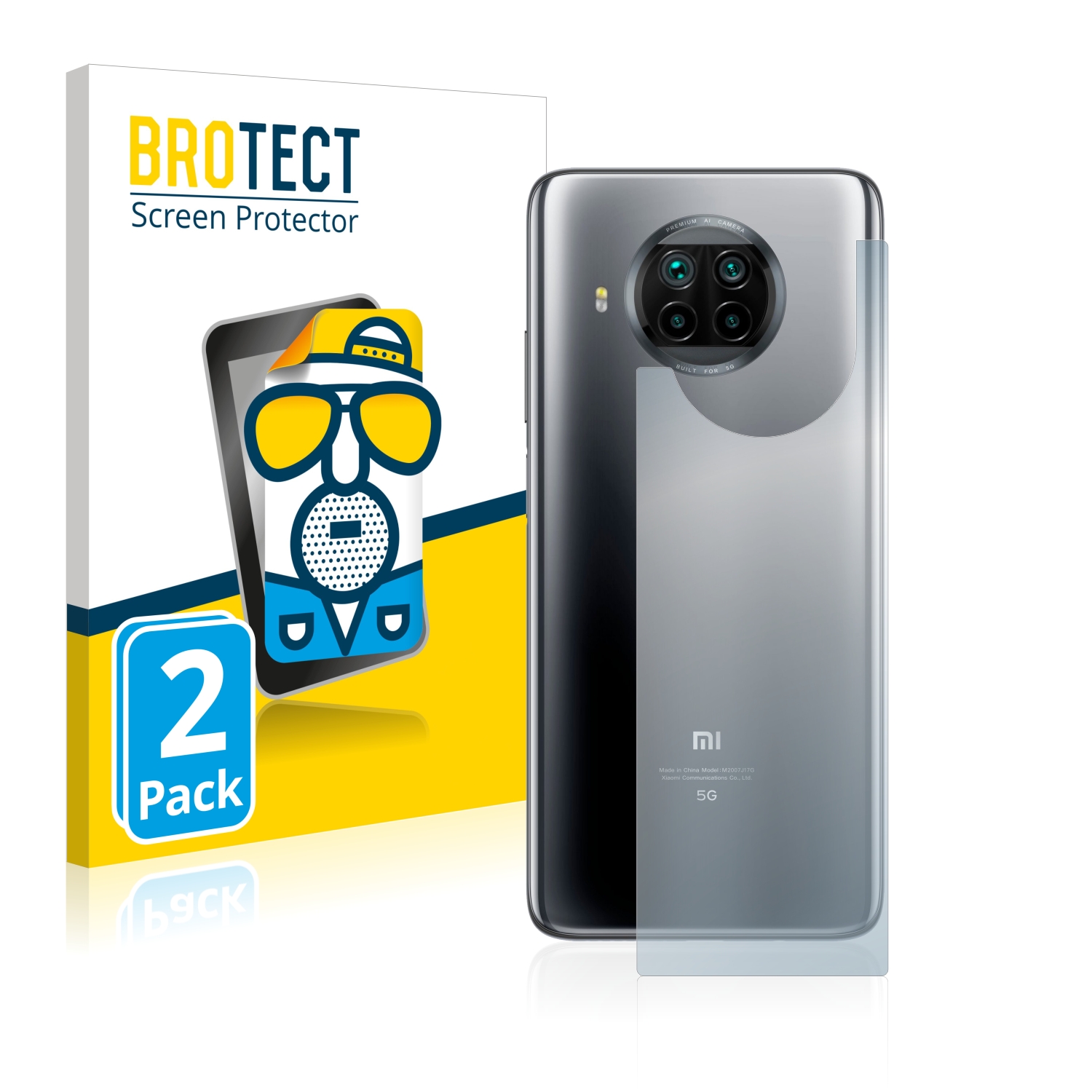2x BROTECT Entspiegelungs-Folie pro Xiaomi Mi 10T Lite (zadní strana)