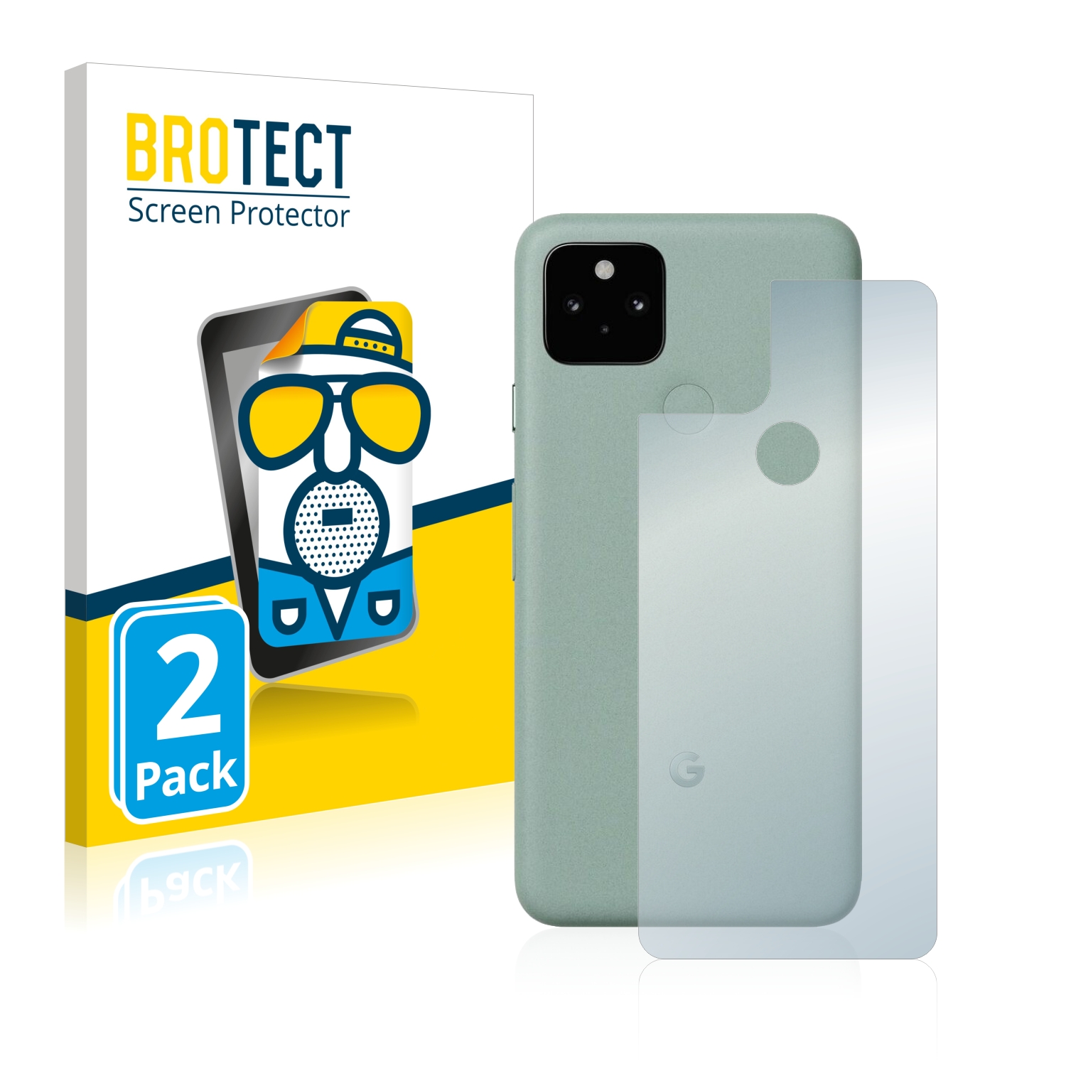 2x BROTECT Entspiegelungs-Folie pro Google Pixel 5 (zadní strana)