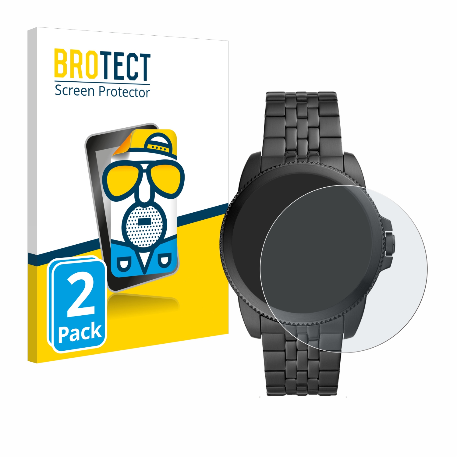2x BROTECT Entspiegelungs-Folie pro Fossil Gen 5E