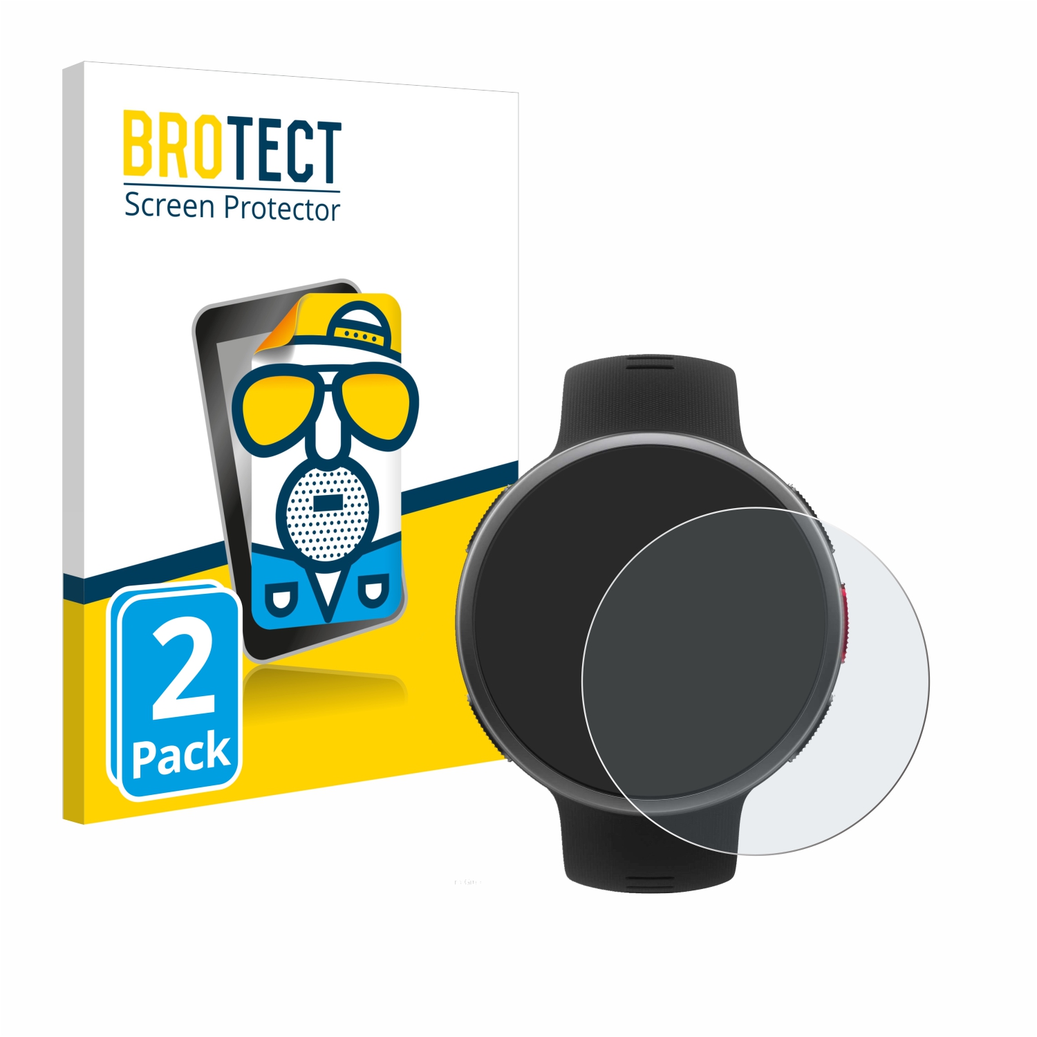 2x BROTECT Entspiegelungs-Folie pro Polar Vantage V2