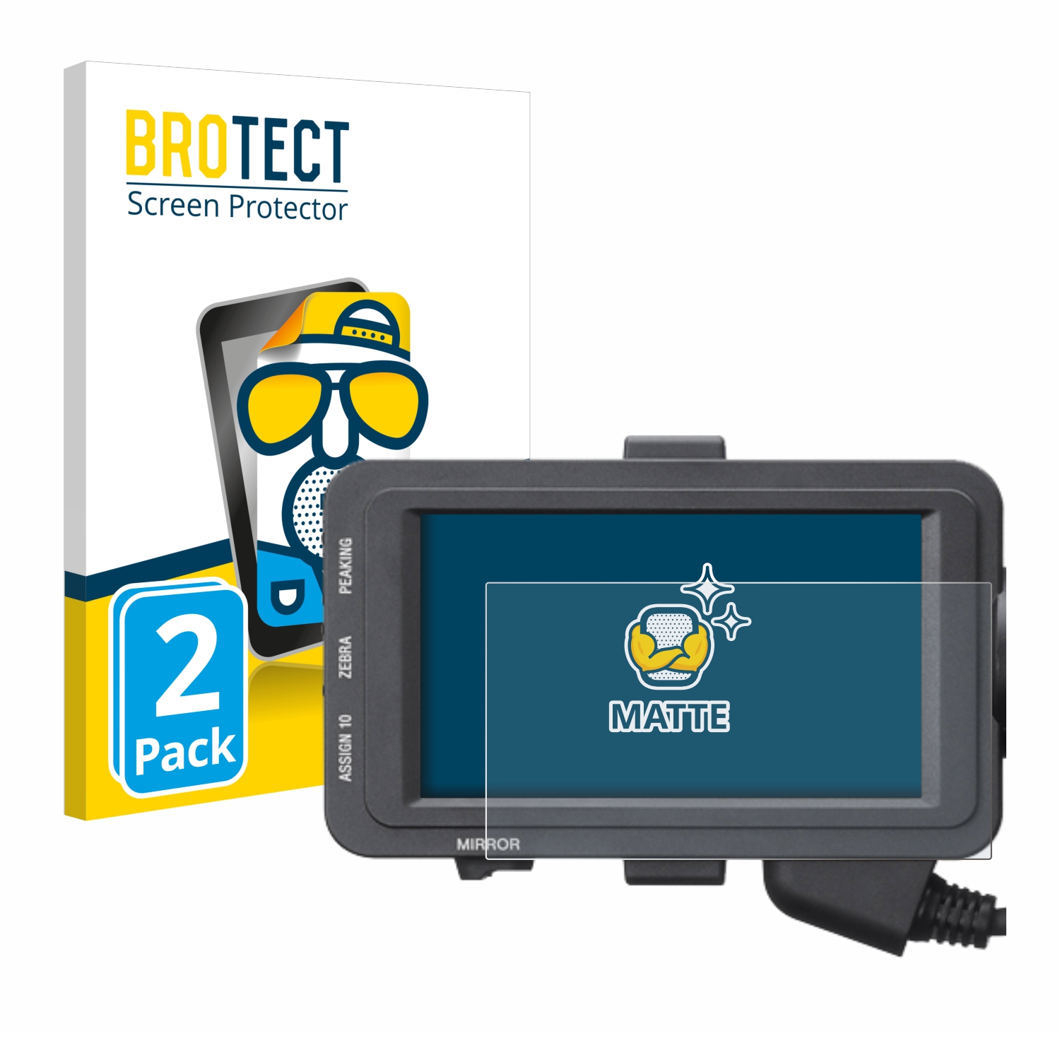 2x BROTECT Entspiegelungs-Folie pro Sony PXW-FX9