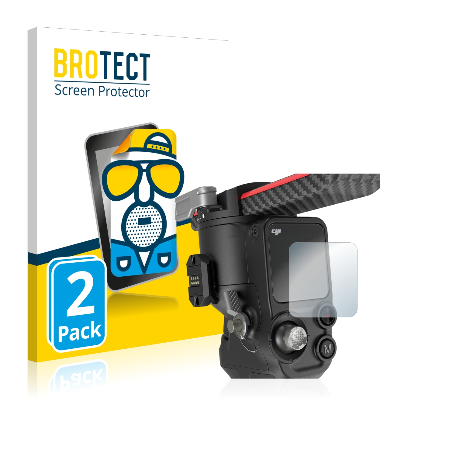 2x BROTECT Entspiegelungs-Folie pro DJI RS 2