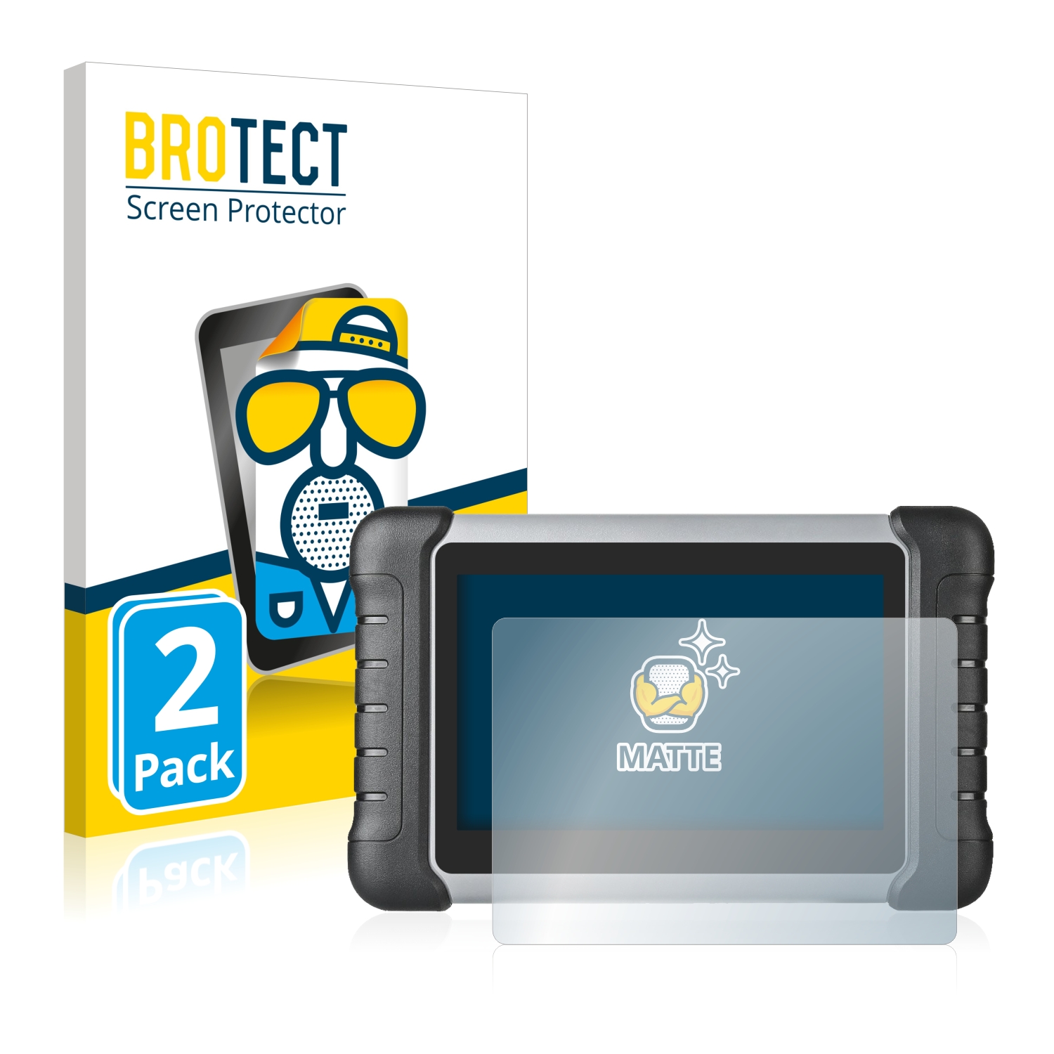2x BROTECT Entspiegelungs-Folie pro Autel MaxiCOM MK808