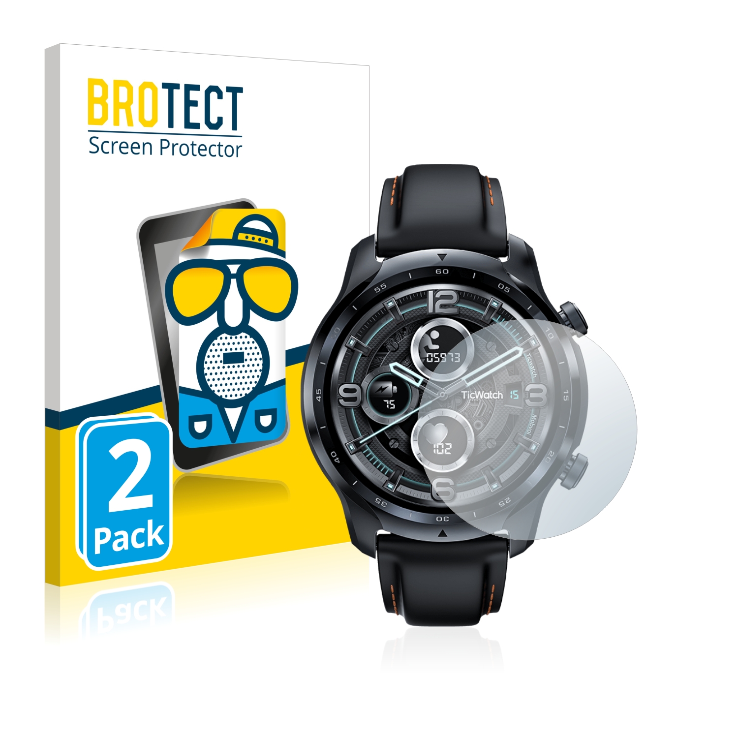 2x BROTECT Entspiegelungs-Folie pro Citizen CZ Smart