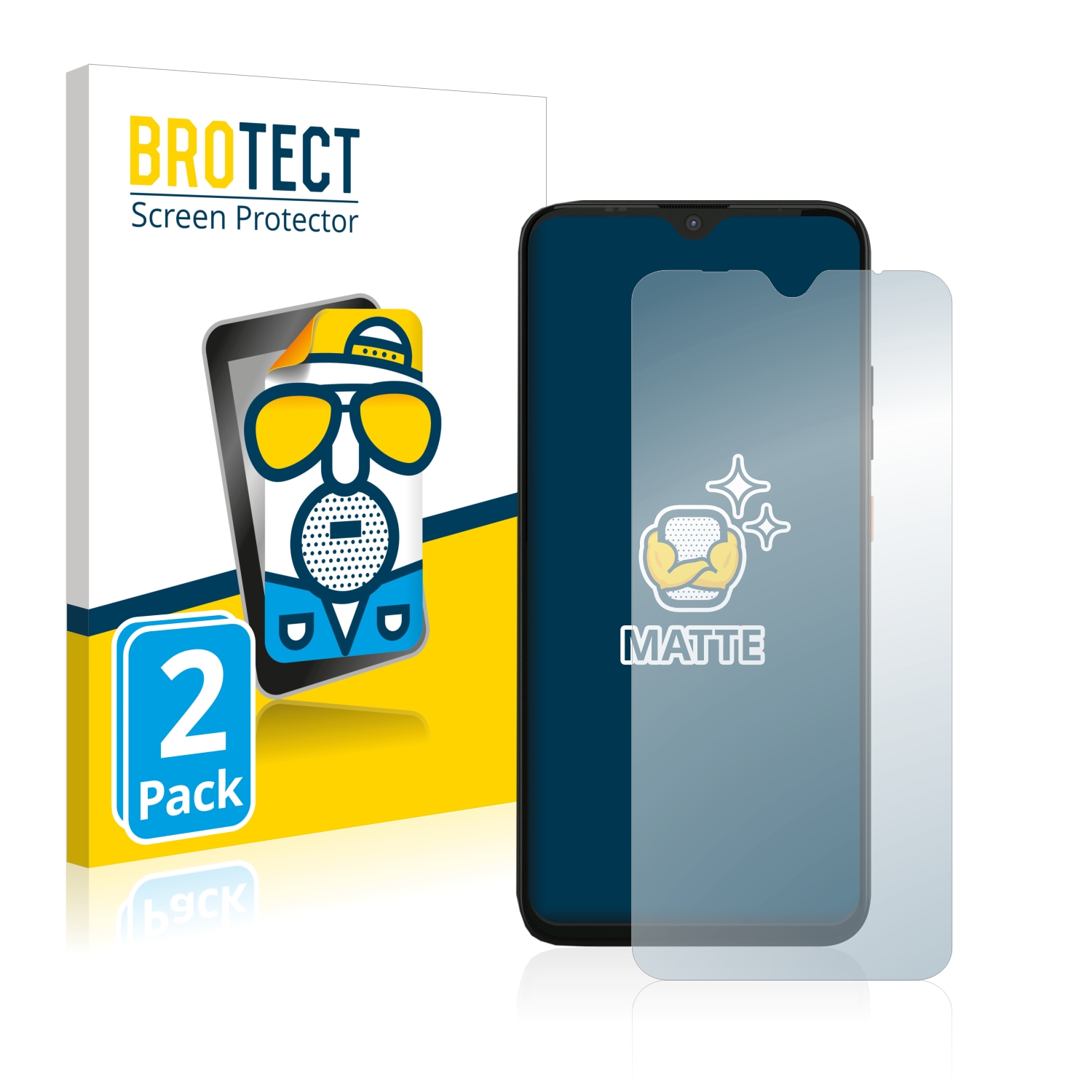 2x BROTECT Entspiegelungs-Folie pro Gigaset GS4
