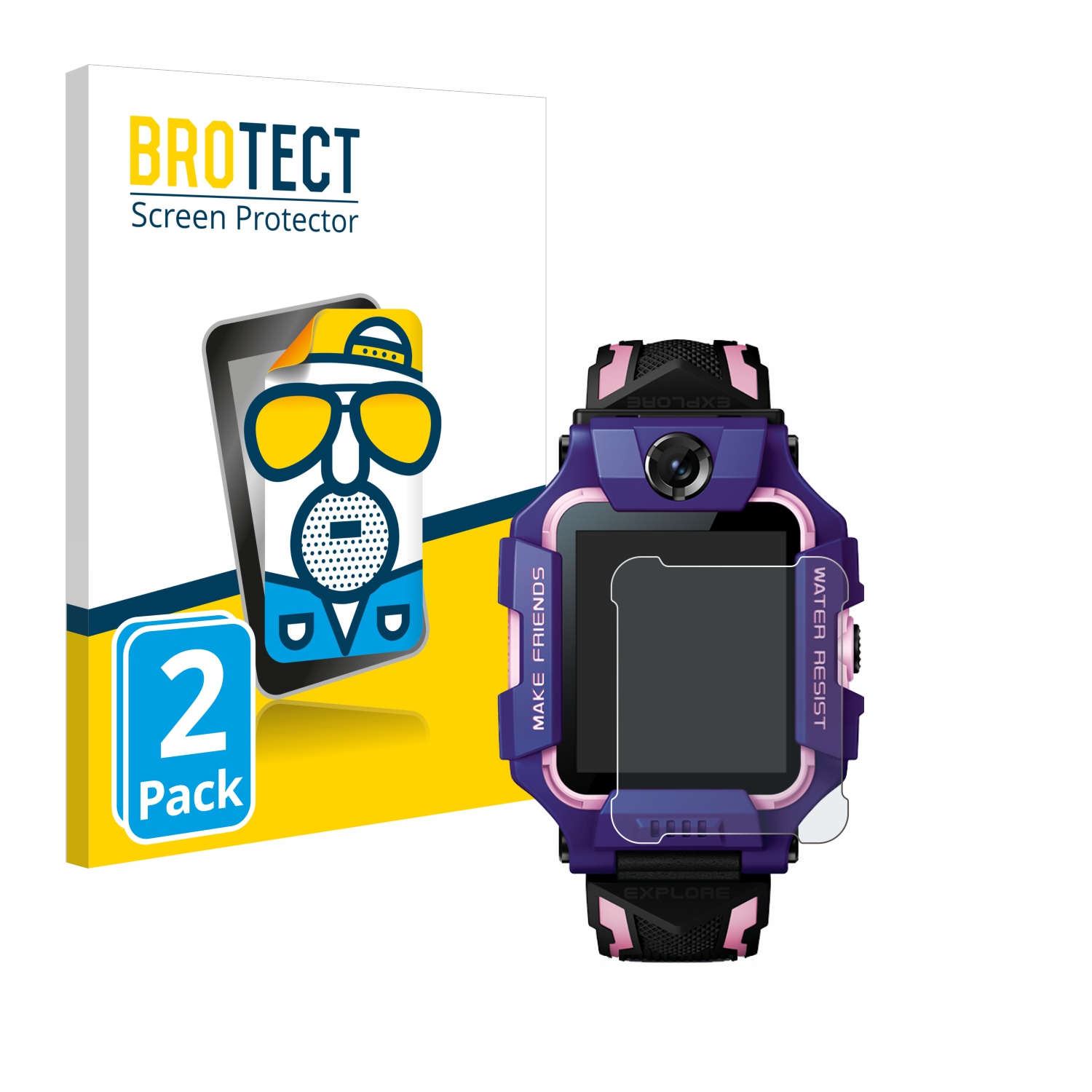 2x BROTECT Entspiegelungs-Folie pro Imoo Watch Phone Z6