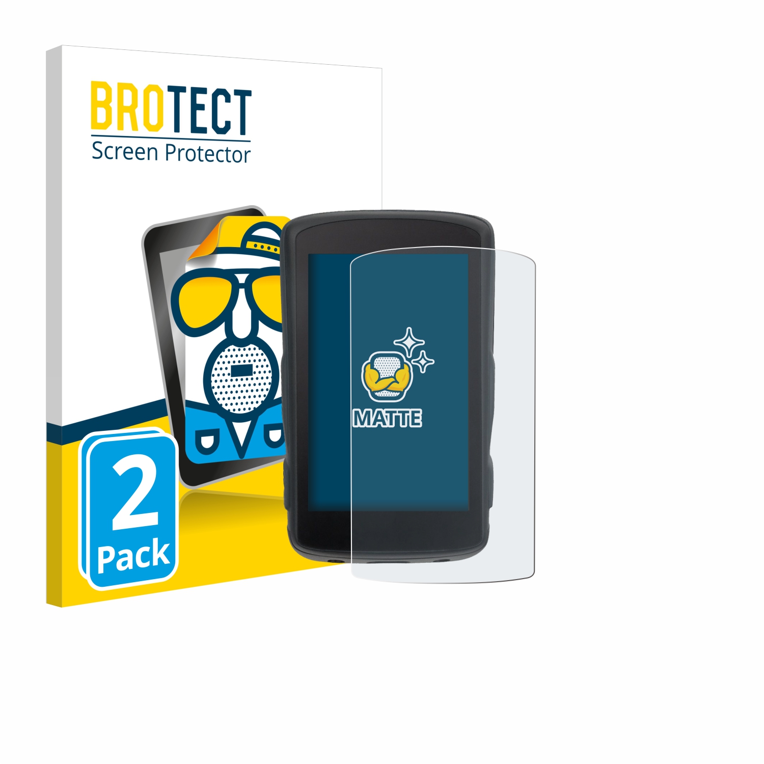 2x BROTECT Entspiegelungs-Folie pro Hammerhead Karoo 2