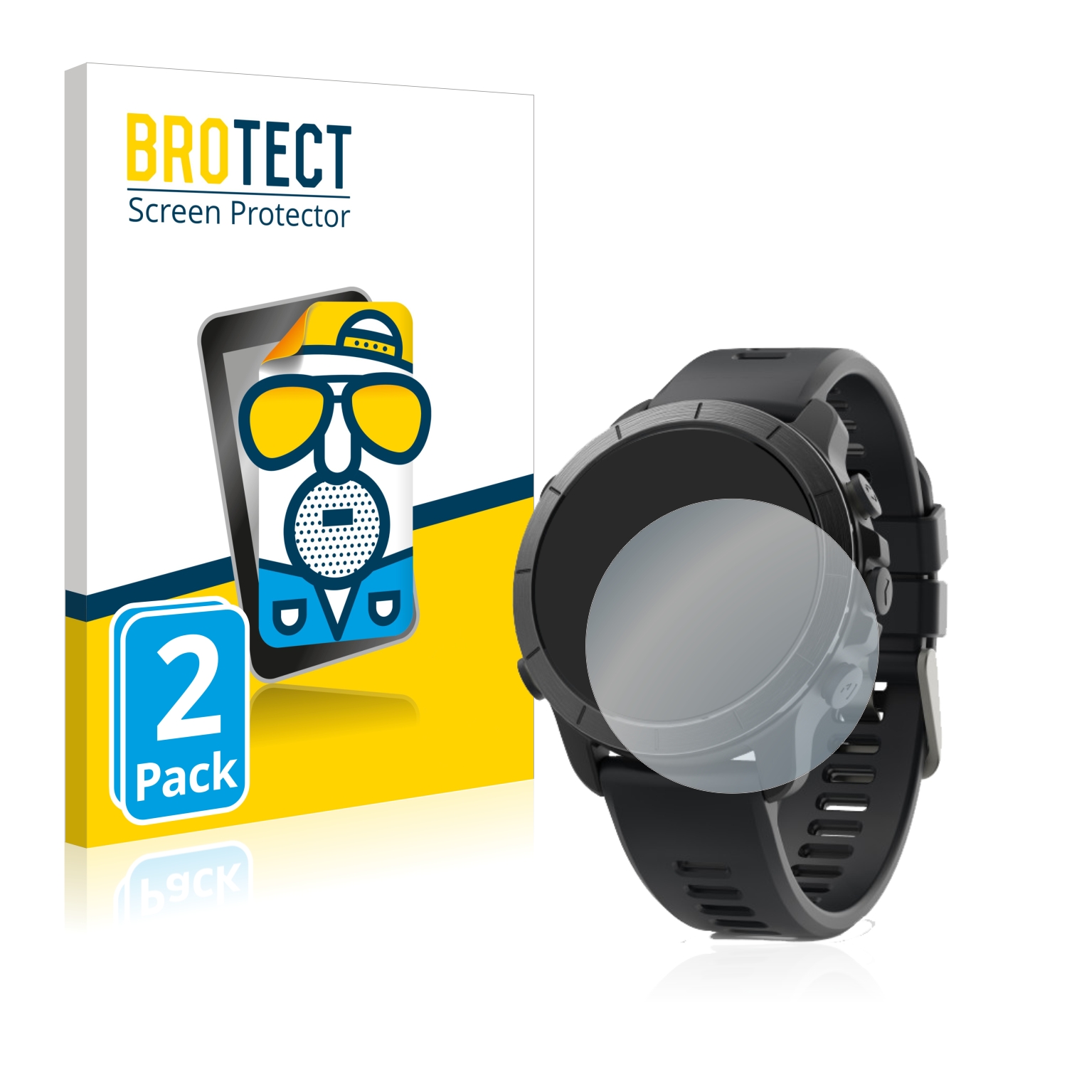 2x BROTECT Entspiegelungs-Folie pro Wahoo Elemnt Rival