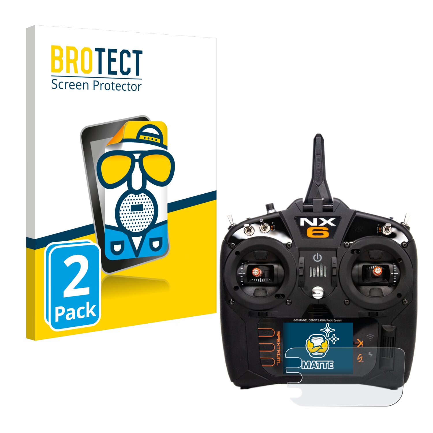 2x BROTECT Entspiegelungs-Folie pro Spektrum NX10