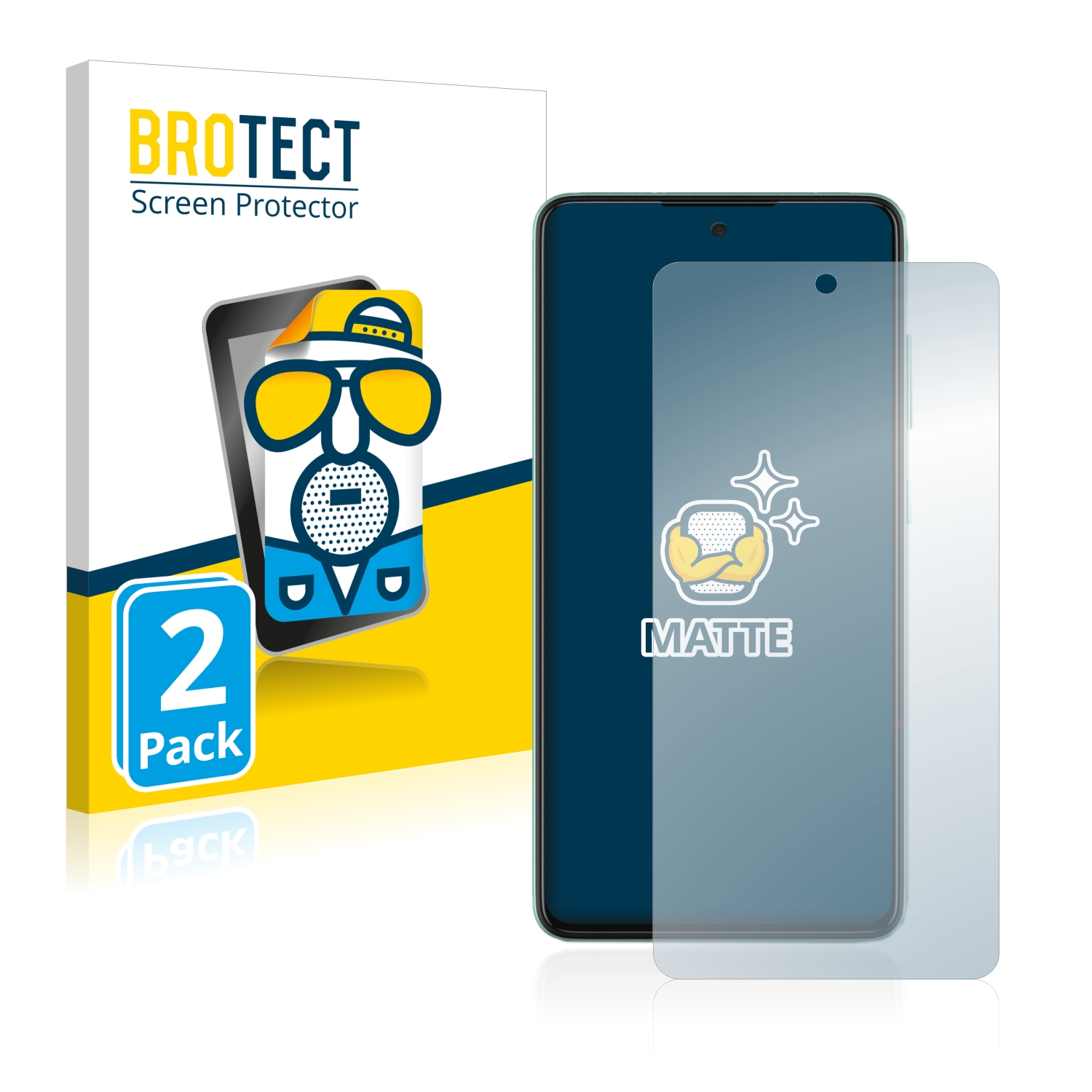 2x BROTECT Entspiegelungs-Folie pro Samsung Galaxy A52