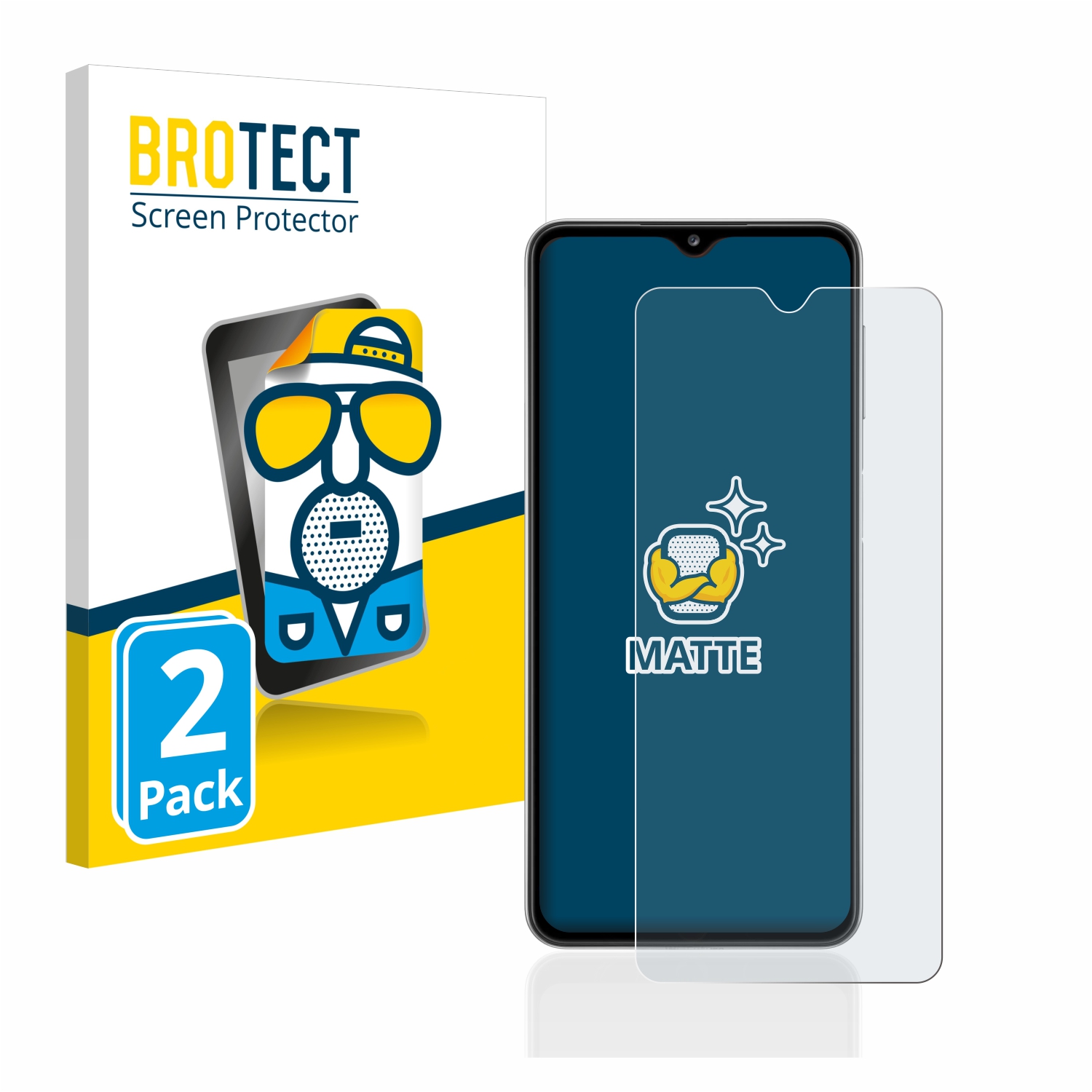 2x BROTECT Entspiegelungs-Folie pro Samsung Galaxy A32 5G