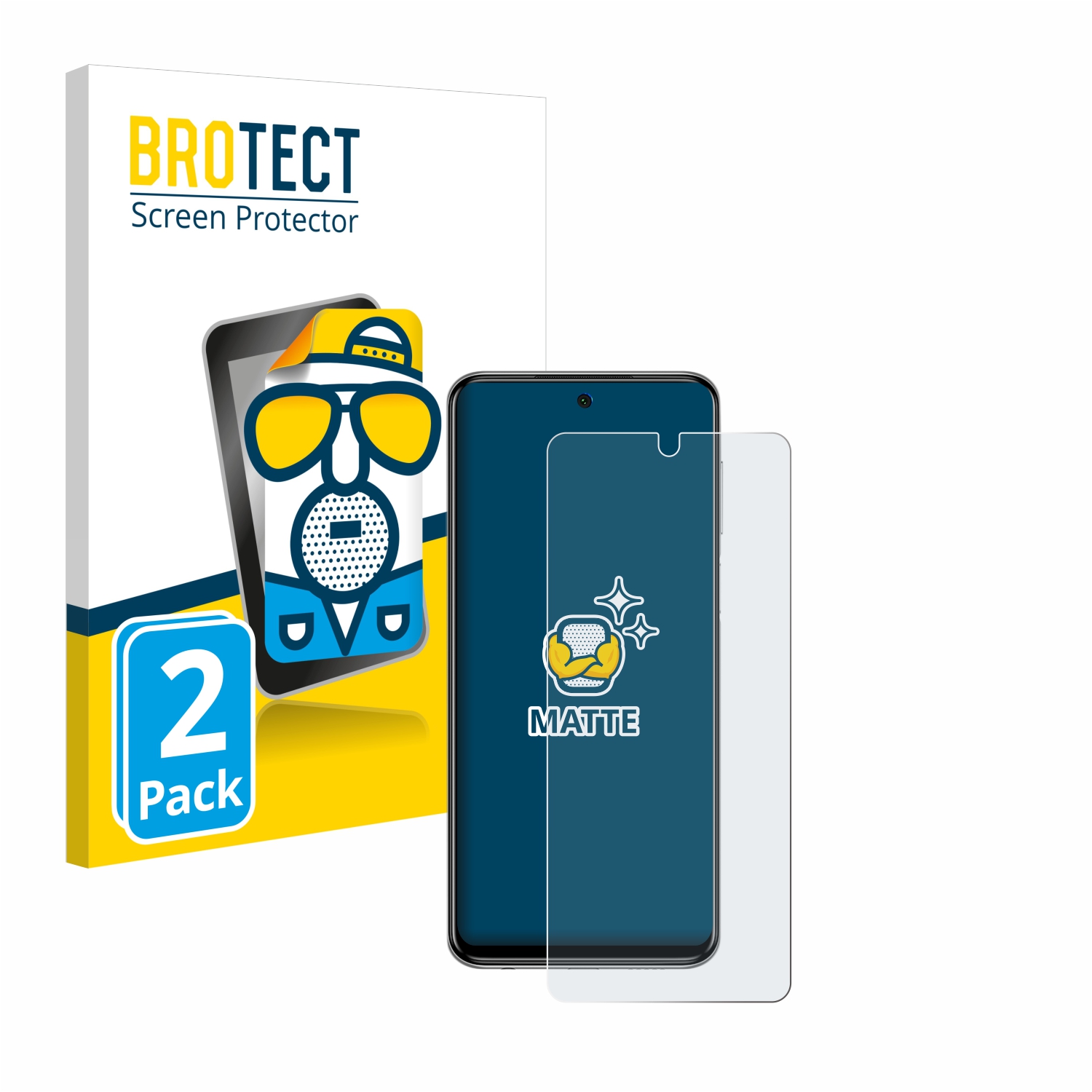 2x BROTECT Entspiegelungs-Folie pro Xiaomi Mi 10i 5G