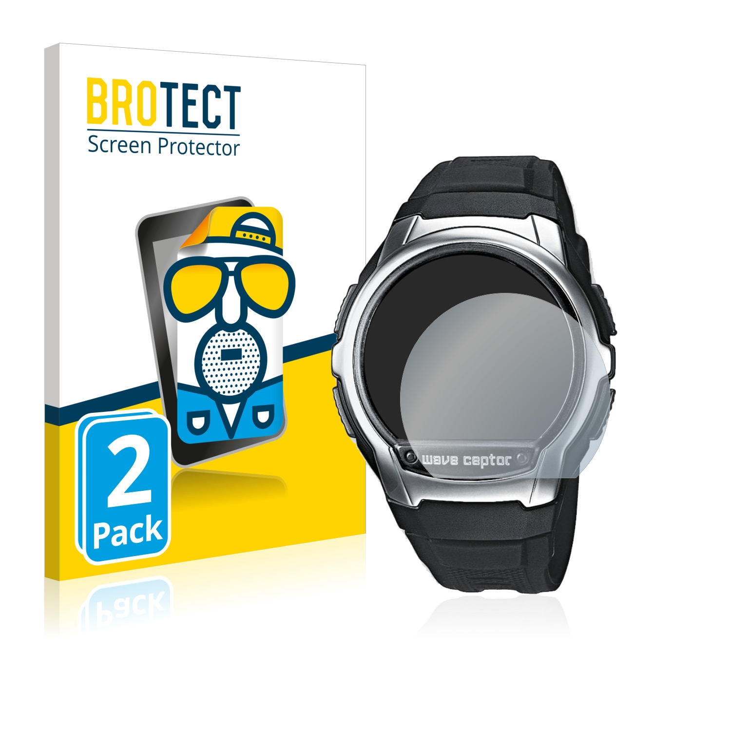 2x BROTECT Entspiegelungs-Folie pro Casio WV-58U-1AV