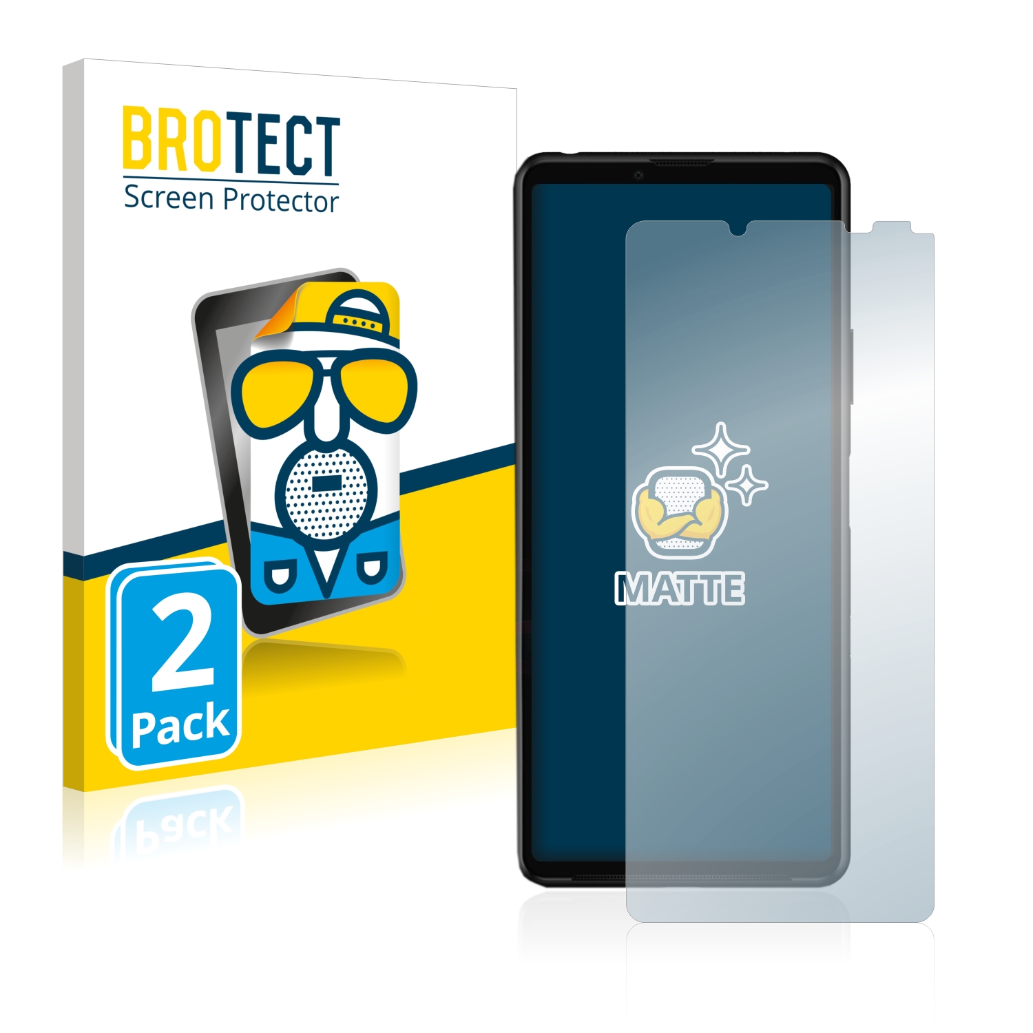 2x BROTECT Entspiegelungs-Folie pro Sony Xperia 10 III