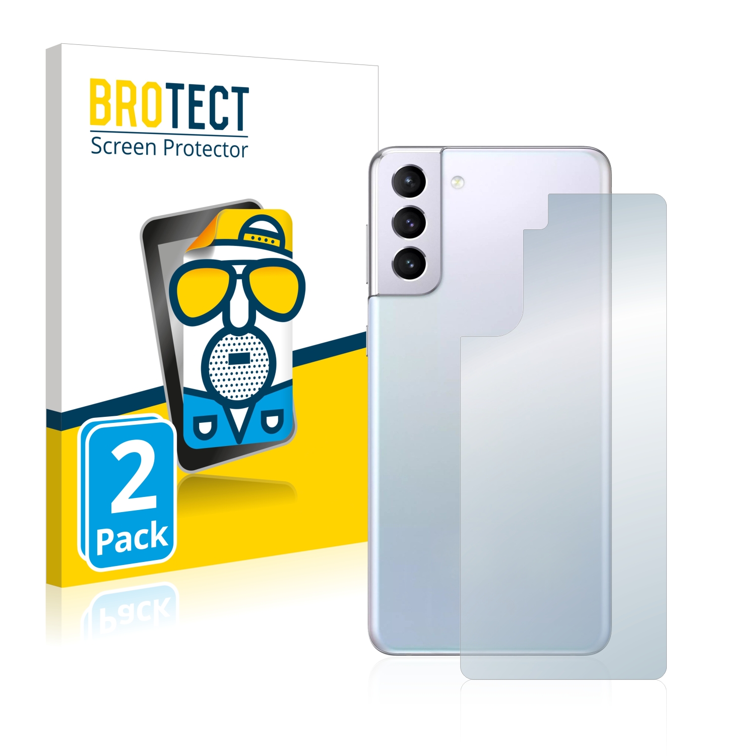 2x BROTECT Entspiegelungs-Folie pro Samsung Galaxy S21 (zadní strana)