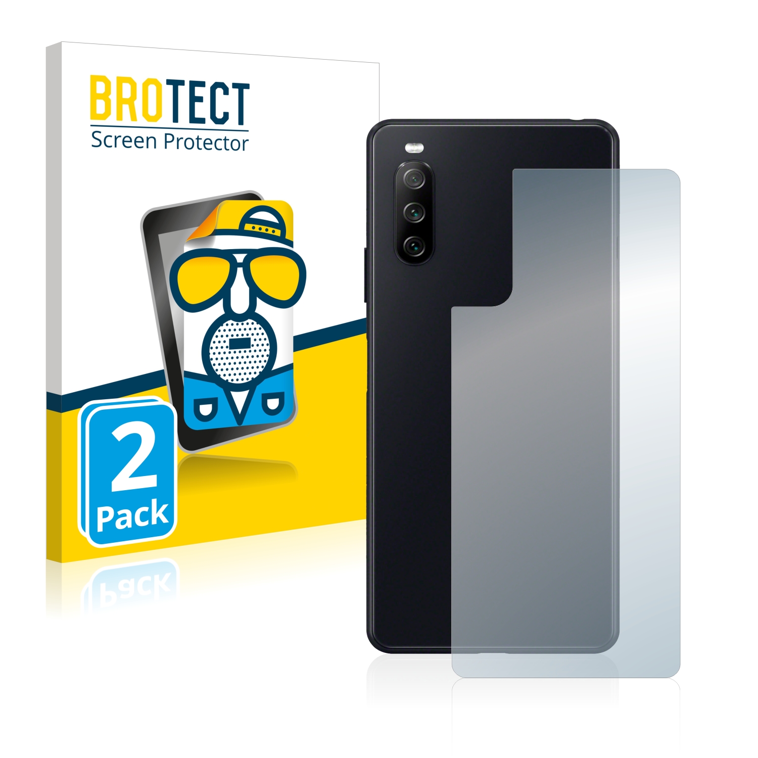 2x BROTECT Entspiegelungs-Folie pro Sony Xperia 10 III (zadní strana)