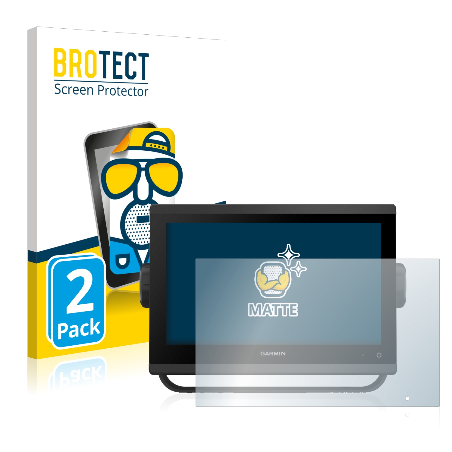 2x BROTECT Entspiegelungs-Folie pro Garmin GPSMAP 923